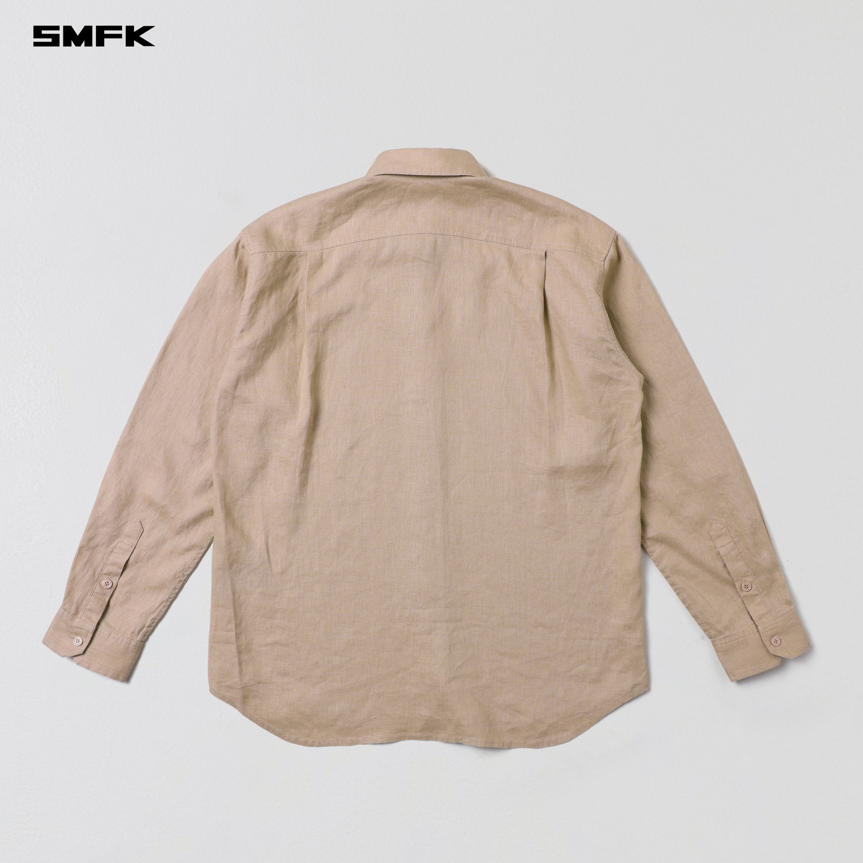 COMPASS ROVE SHIRT/LINEN SAND
