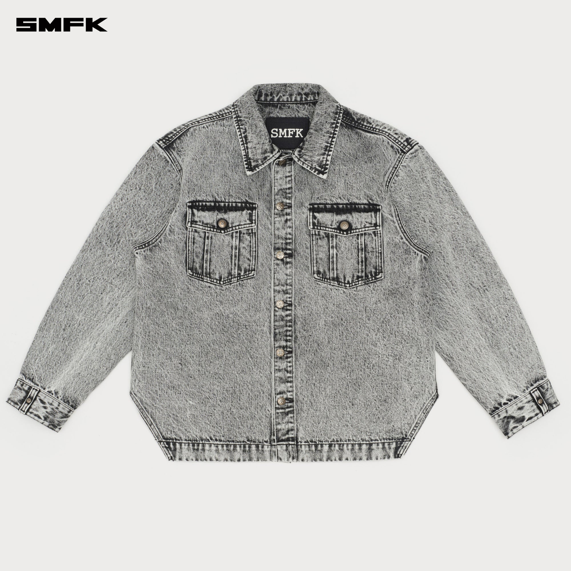 COMPASS CROSS CLASSIC WILDERNESS DENIM SHIRT GRAY
