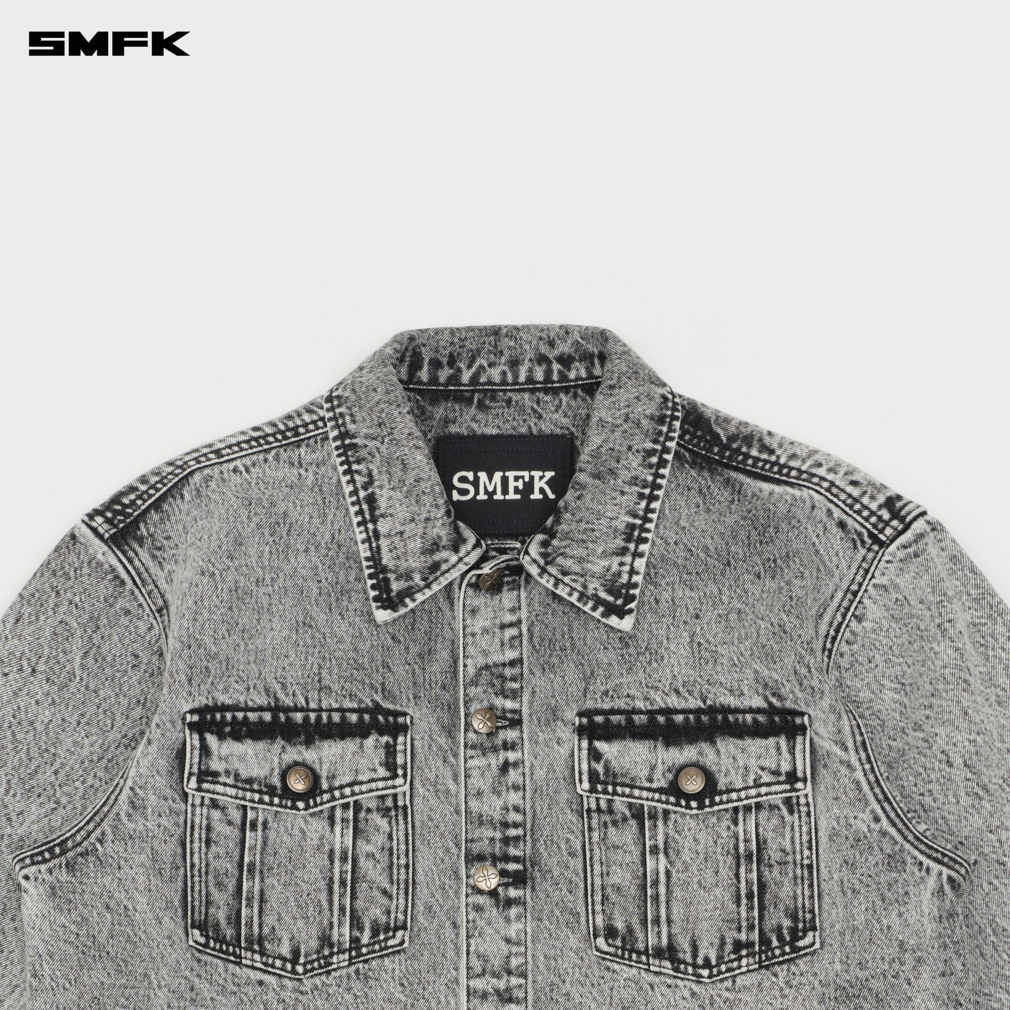 COMPASS CROSS CLASSIC WILDERNESS DENIM SHIRT GRAY