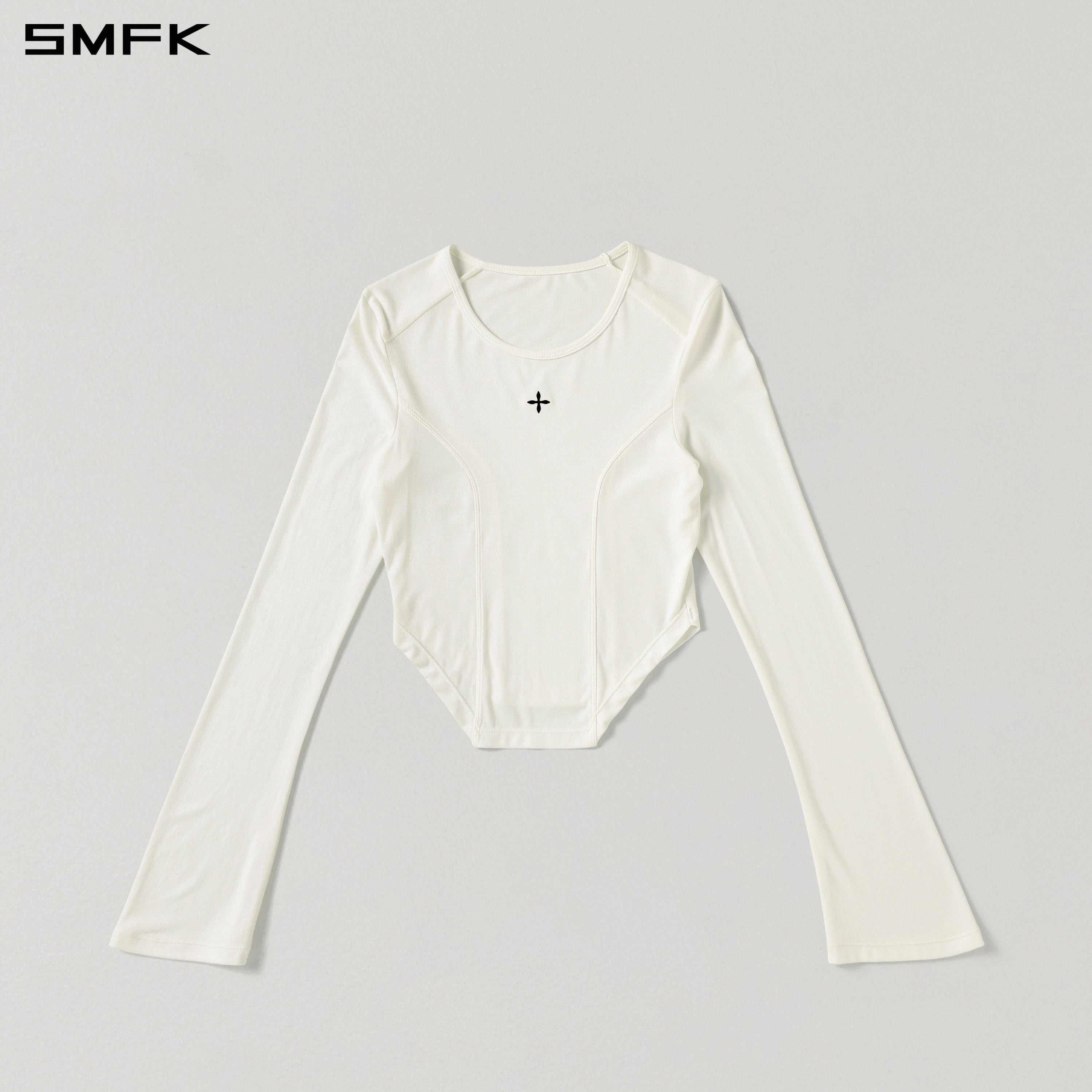 MYTH SEER SLIM SPORTS PULLOVER/ACETATE+VISCOSE+ACRYLIC+SPANDEX+WOOL CLOUD WHITE