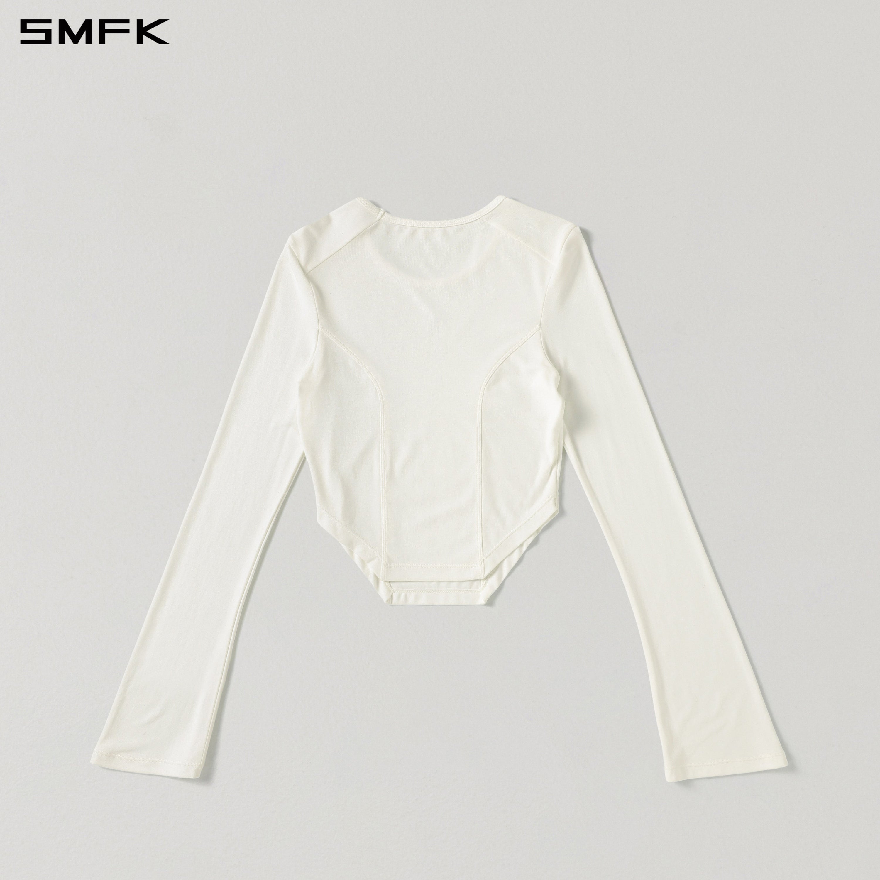 MYTH SEER SLIM SPORTS PULLOVER/ACETATE+VISCOSE+ACRYLIC+SPANDEX+WOOL CLOUD WHITE