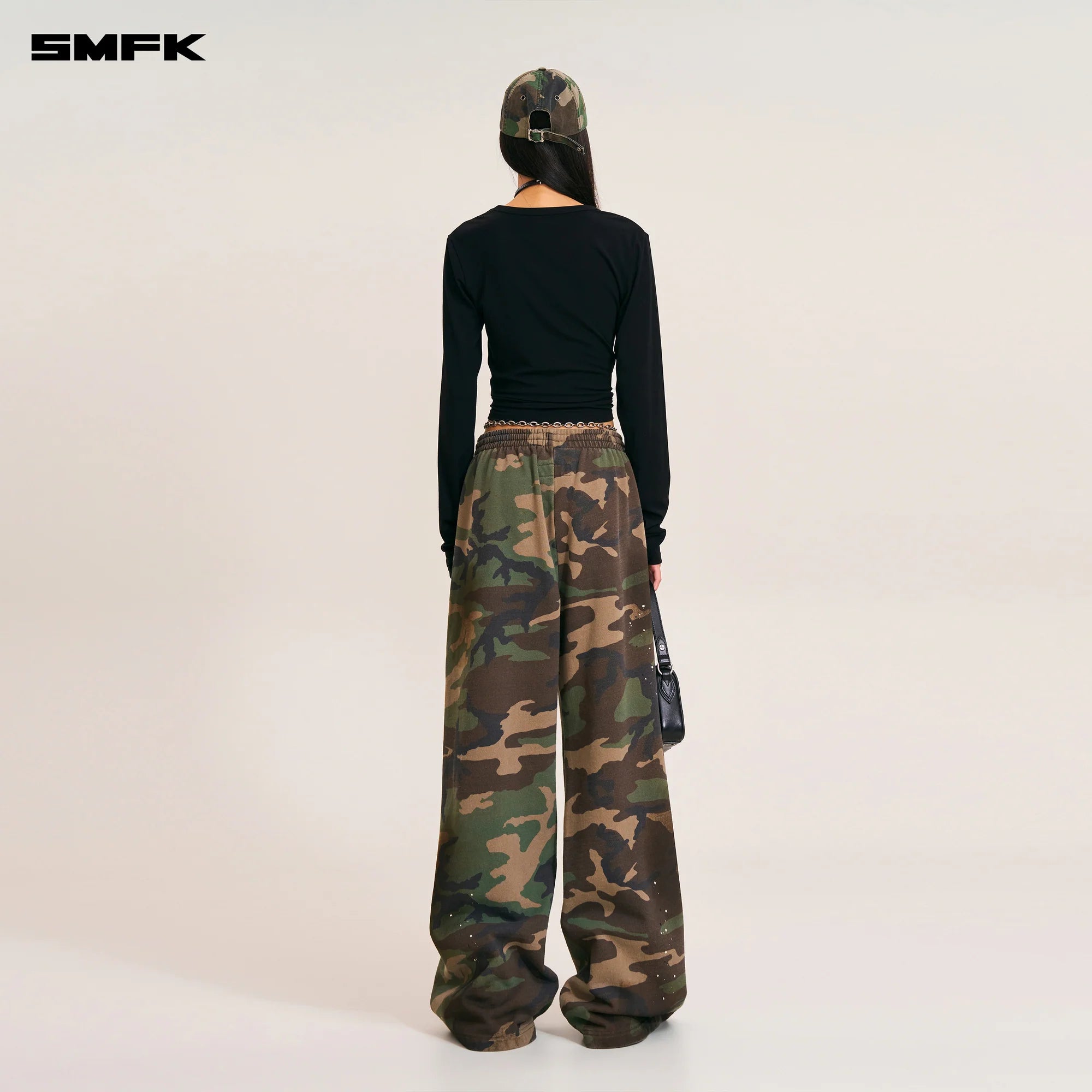 COMPASS STAMP ACETATE BODY PULLOVER WILD BLACK