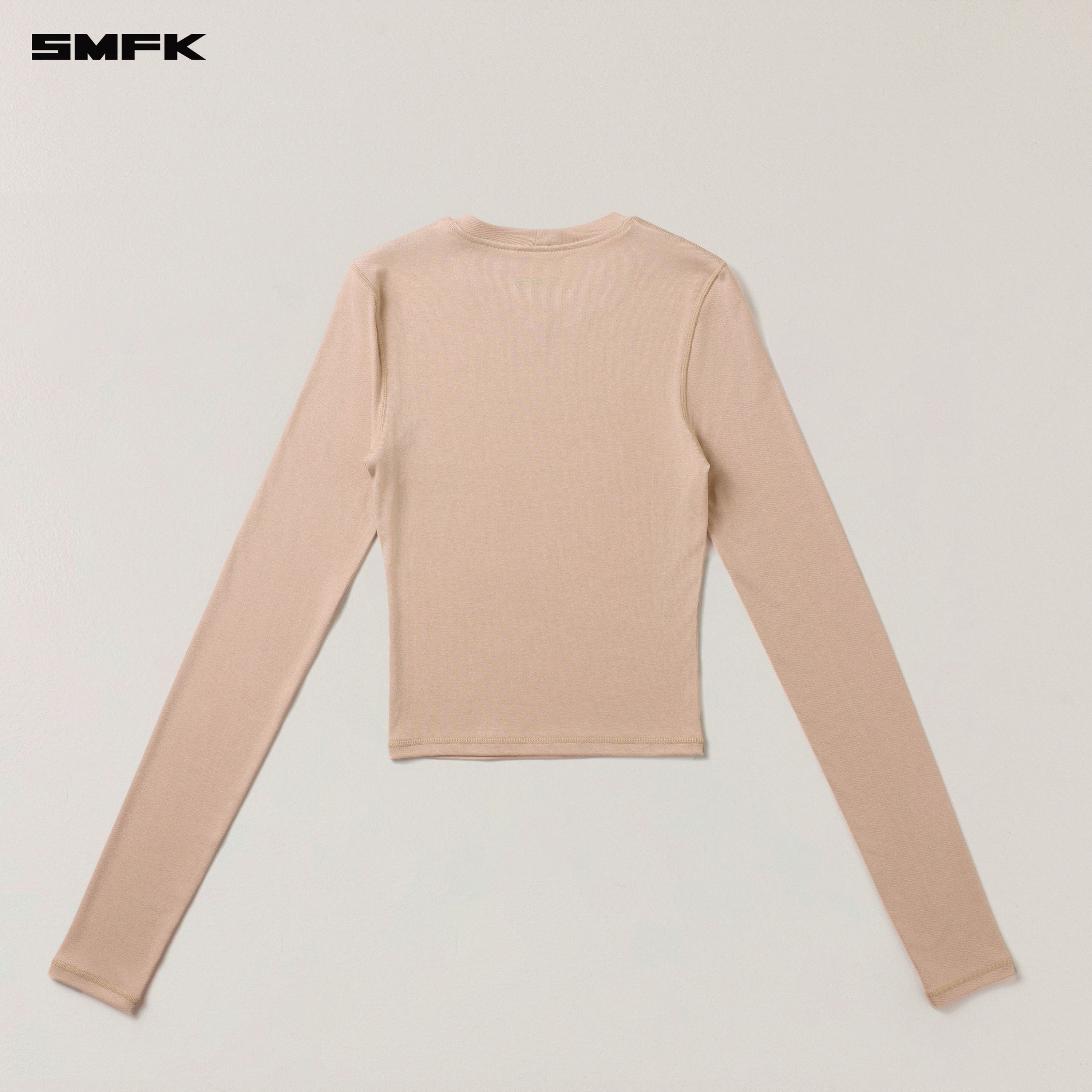 COMPASS ORIGINAL BADGE Slim-fit SPORTS PULLOVER SAND