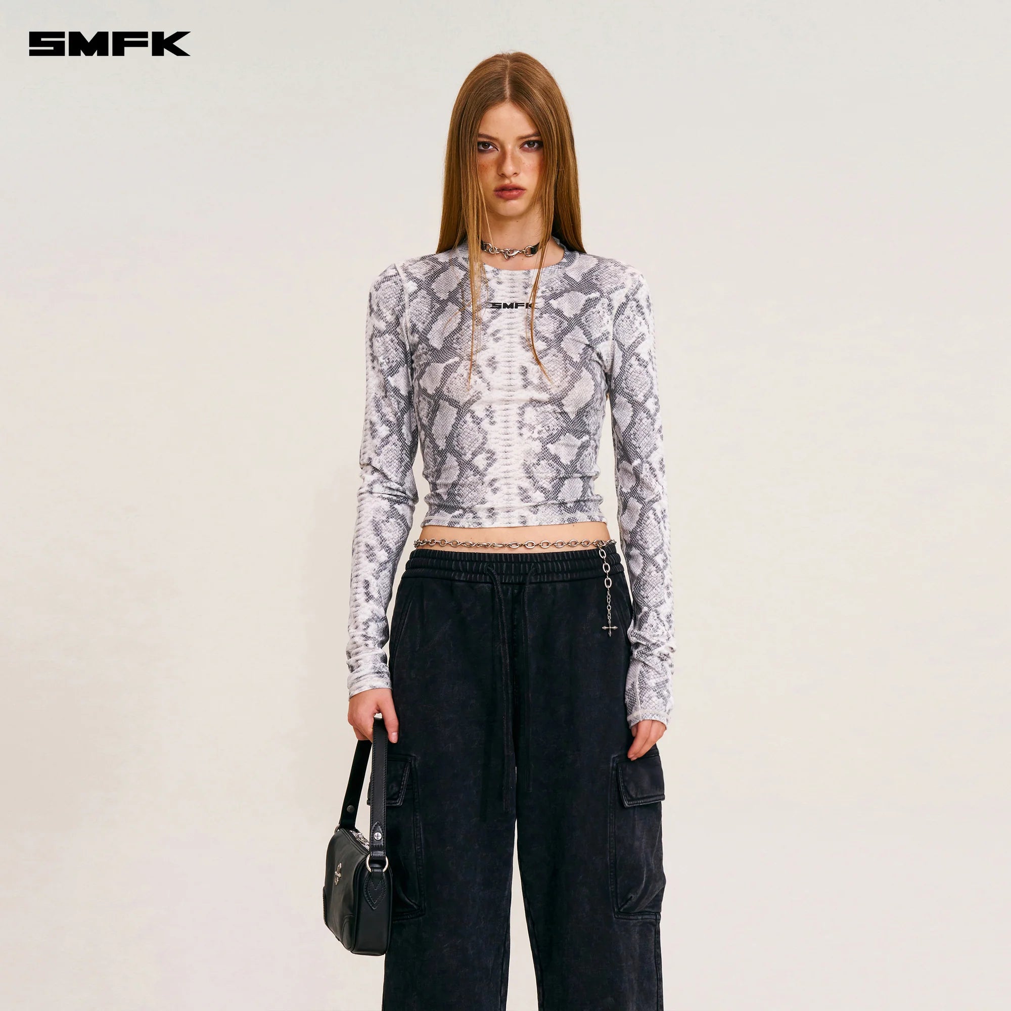 FUTURE MIRAGE SPORTS TOP WHITE SERPENT