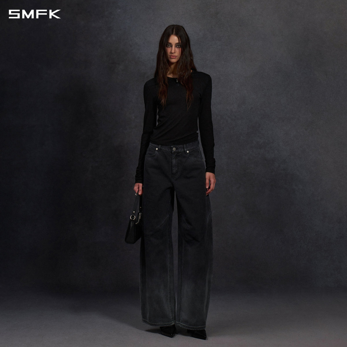 PERMANENT MUSE SLIM PULLOVER/ACETATE WILD BLACK
