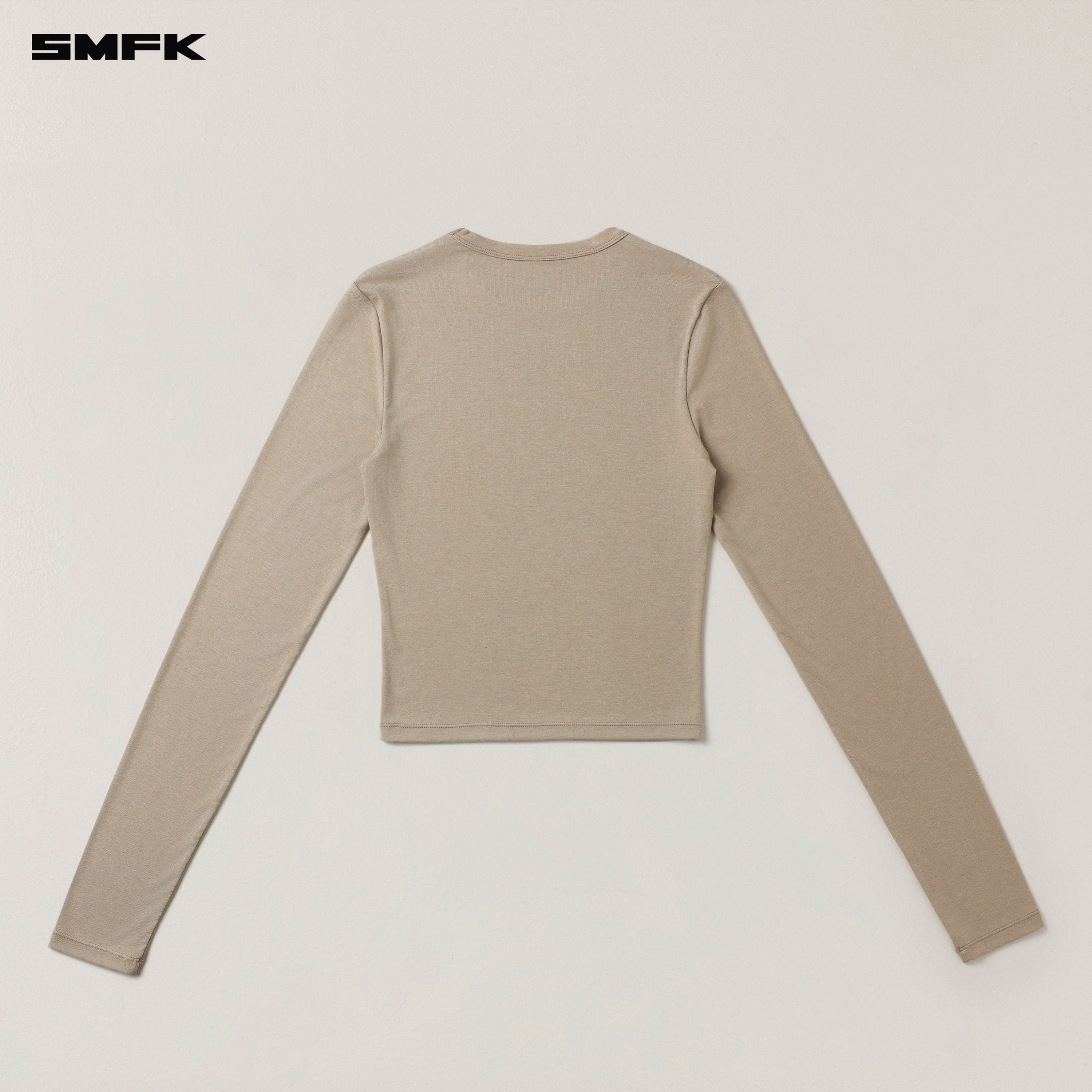 COMPASS STAMP Slim-fit SPORTS PULLOVER SHADOW GREEN