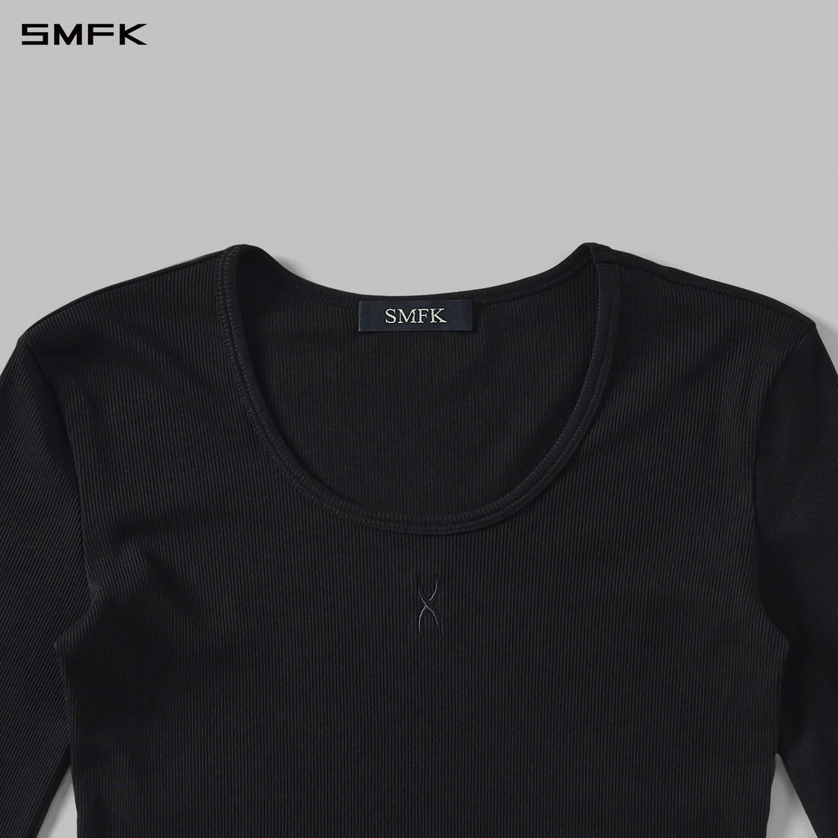 MYTH AEOLUS EVENING PULLOVER/COTTON + REGENERATED CELLULOSE FIBER + SPANDEX/W WILD BLACK