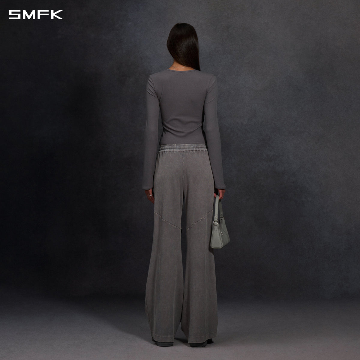 MYTH AEOLUS EVENING PULLOVER/COTTON + REGENERATED CELLULOSE FIBER + SPANDEX/W STORM GREY