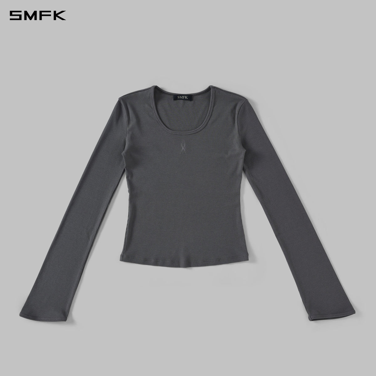 MYTH AEOLUS EVENING PULLOVER/COTTON + REGENERATED CELLULOSE FIBER + SPANDEX/W STORM GREY