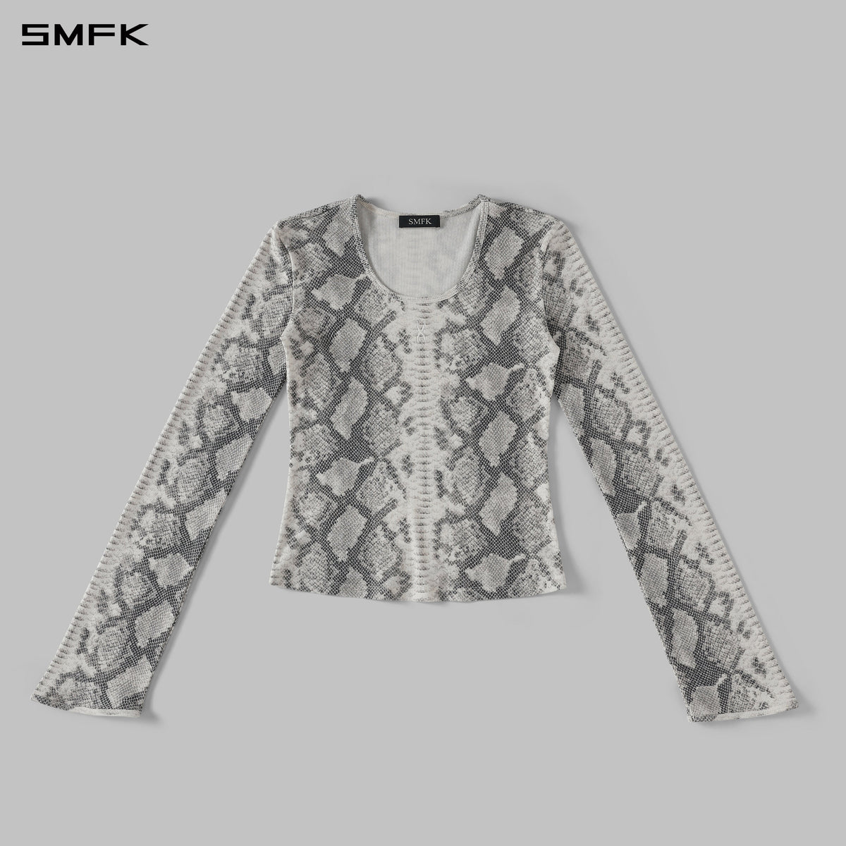 MYTH AEOLUS EVENING PULLOVER/COTTON + REGENERATED CELLULOSE FIBER + SPANDEX/W MIRAGE WHITE SNAKE