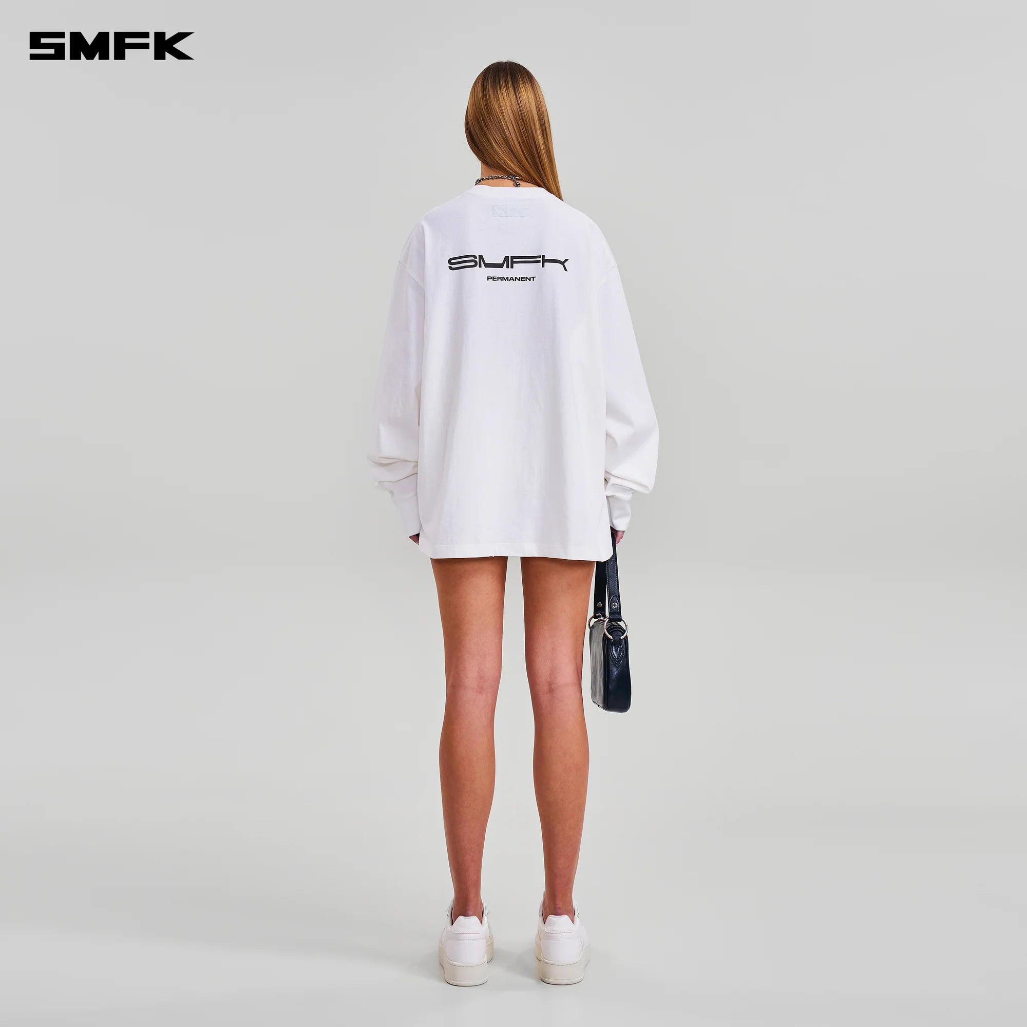 COMPASS MODE MASSIVE PULOVER-MAGNOLIA/COTTON CLOUD WHITE