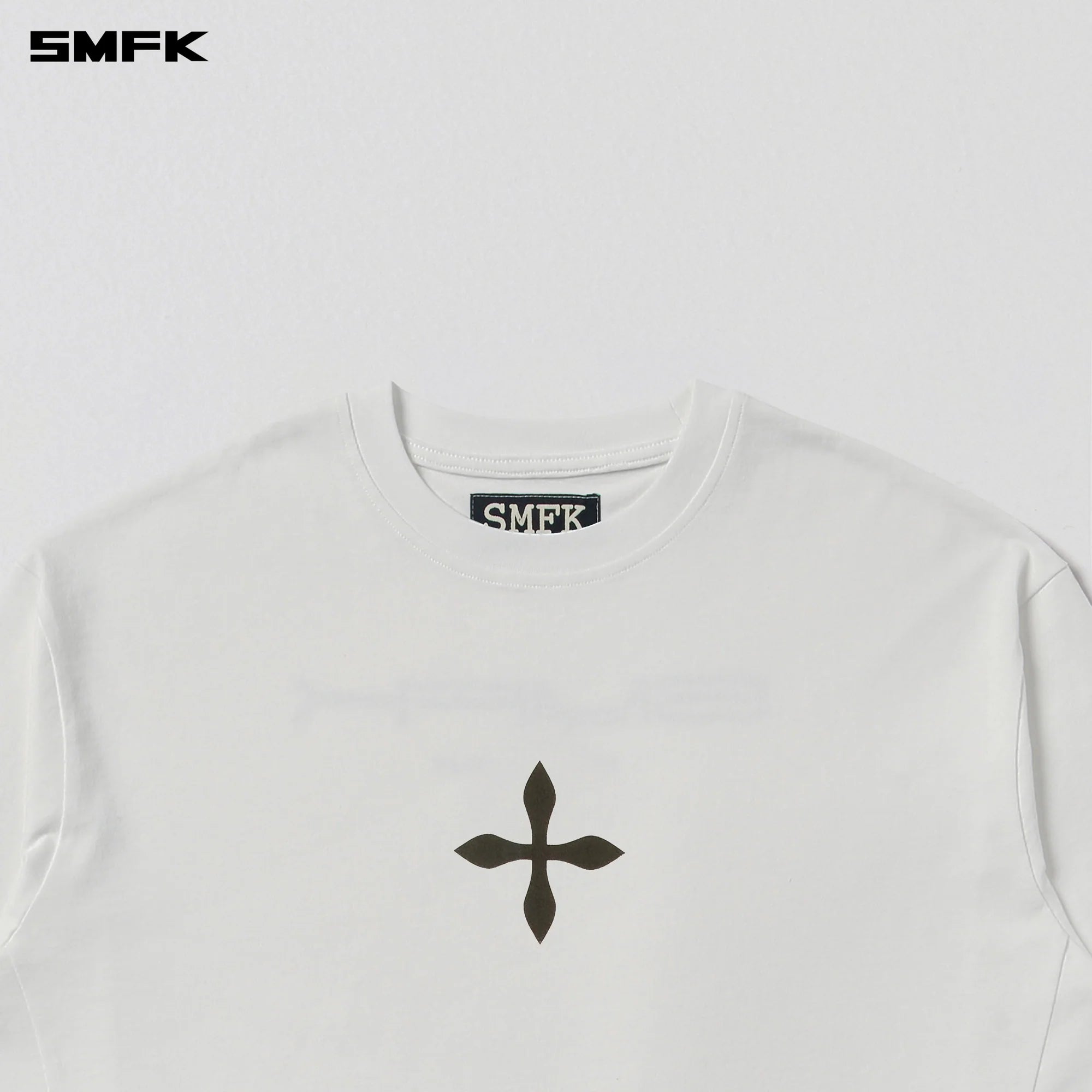 COMPASS MODE MASSIVE PULOVER-MAGNOLIA/COTTON CLOUD WHITE