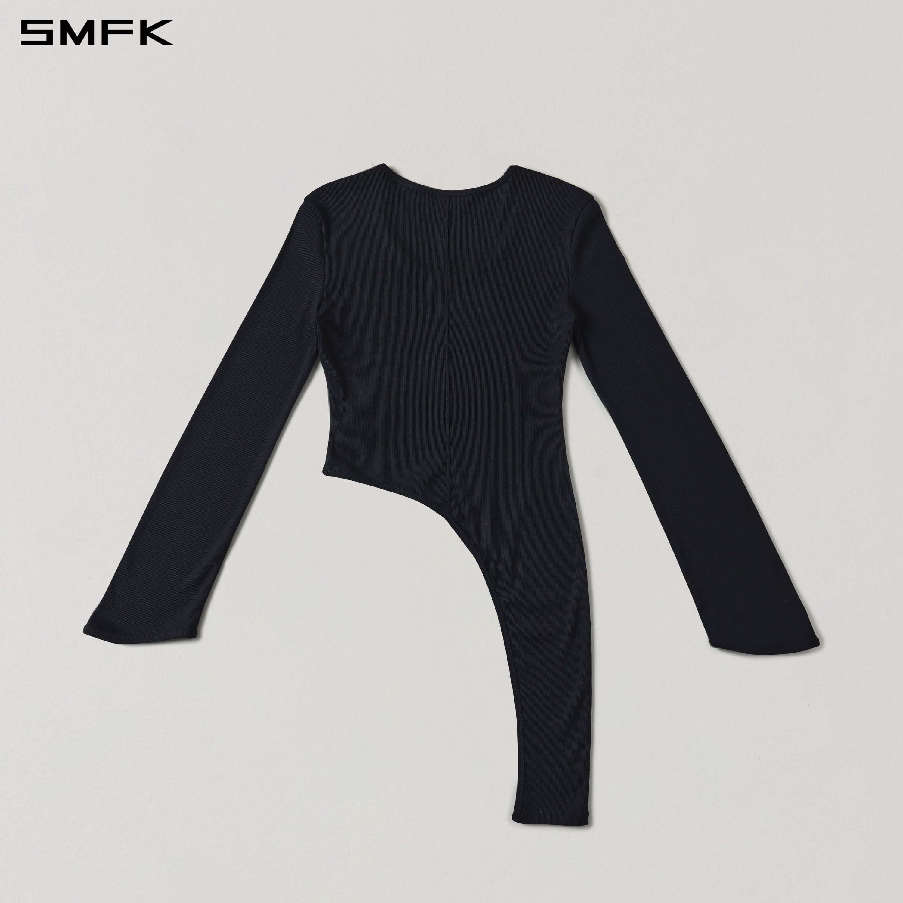 MYTH AEOLUS SLIM PULLOVER/COTTON+FIBER+ACRYLIC+SILK WILD BLACK