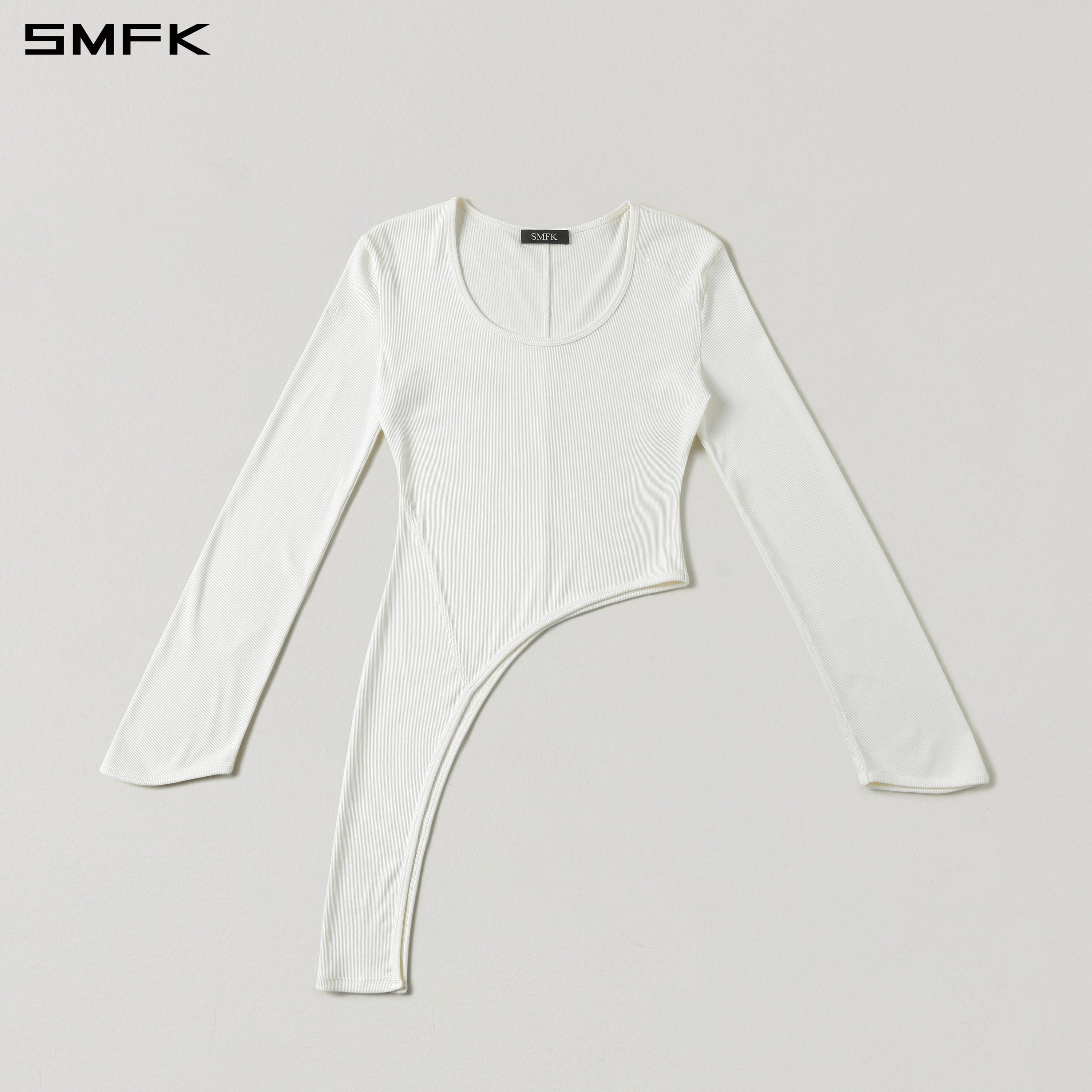 MYTH AEOLUS SLIM PULLOVER/COTTON+FIBER+ACRYLIC+SILK CLOUD WHITE