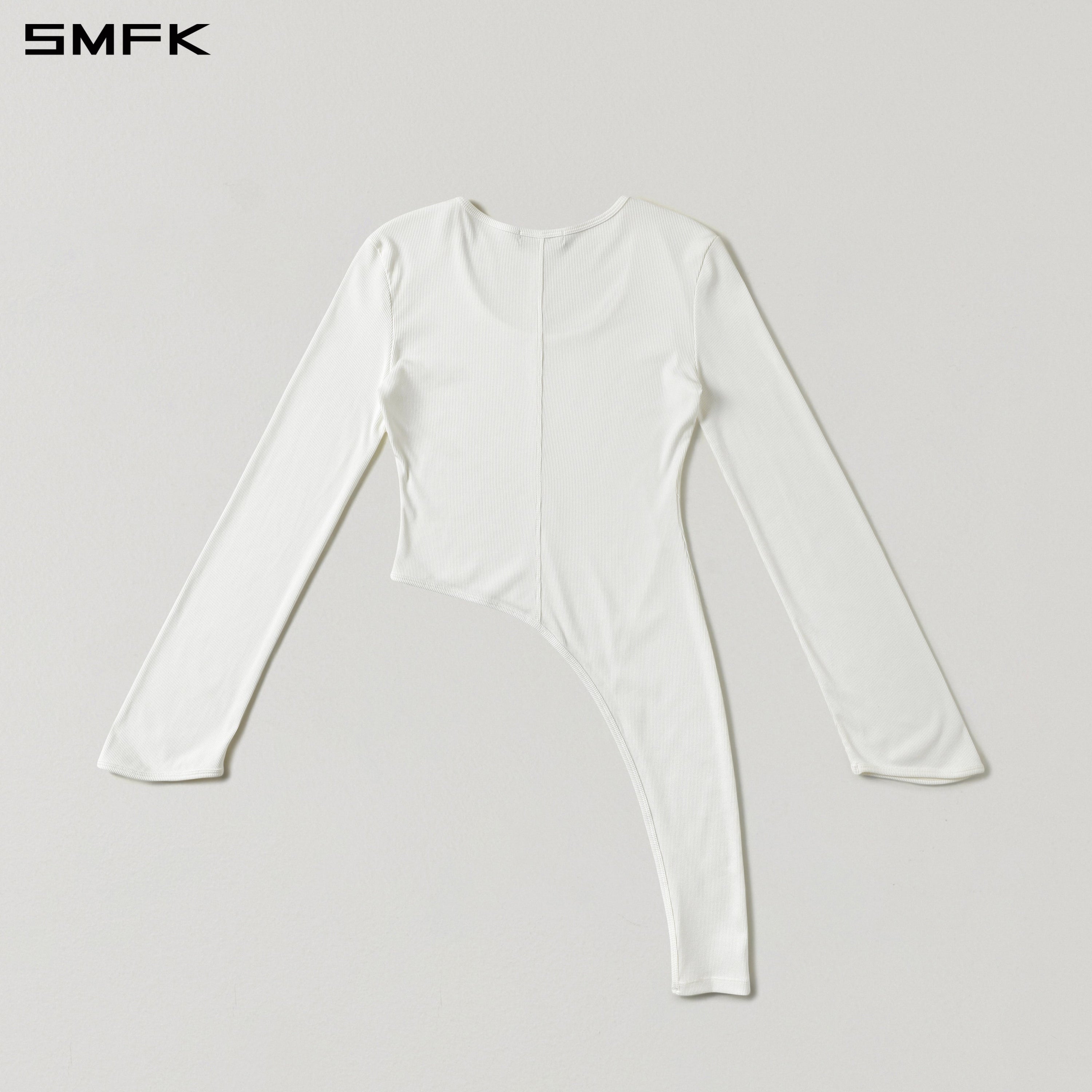 MYTH AEOLUS SLIM PULLOVER/COTTON+FIBER+ACRYLIC+SILK CLOUD WHITE