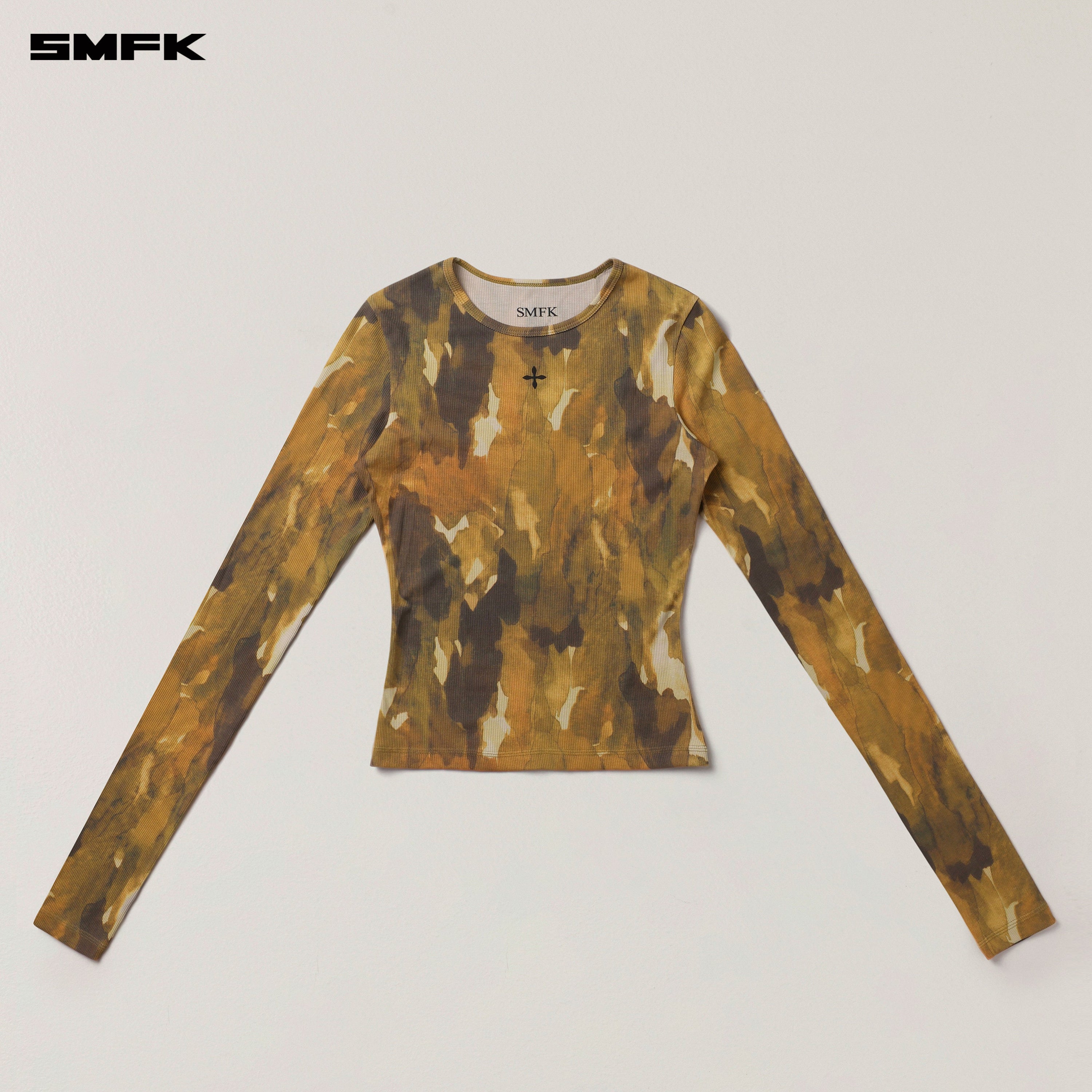 VINTAGE-STORM FADE SILK SPORTS PULLOVER INK CAMOUFLAGE