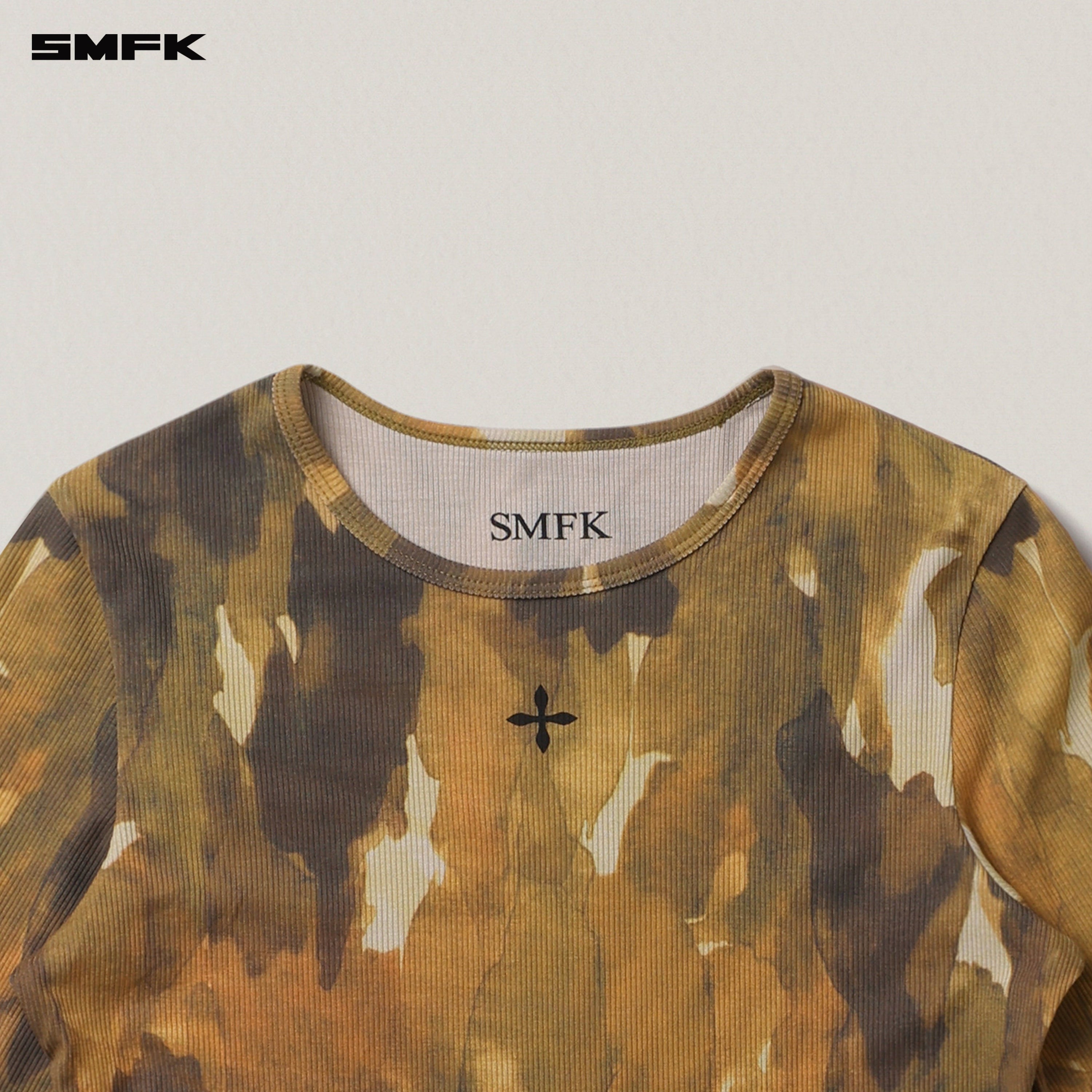 VINTAGE-STORM FADE SILK SPORTS PULLOVER INK CAMOUFLAGE