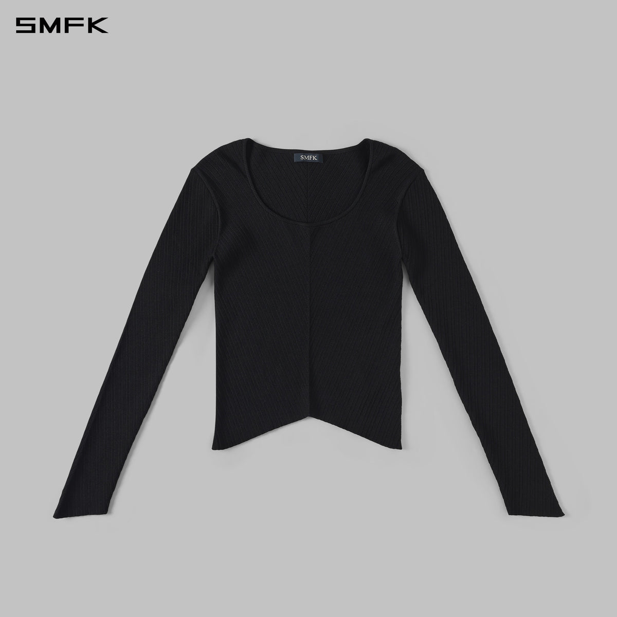MYTH SEER KNIT PULLOVER/SILK+LENZING TENCEL+COTTON WILD BLACK