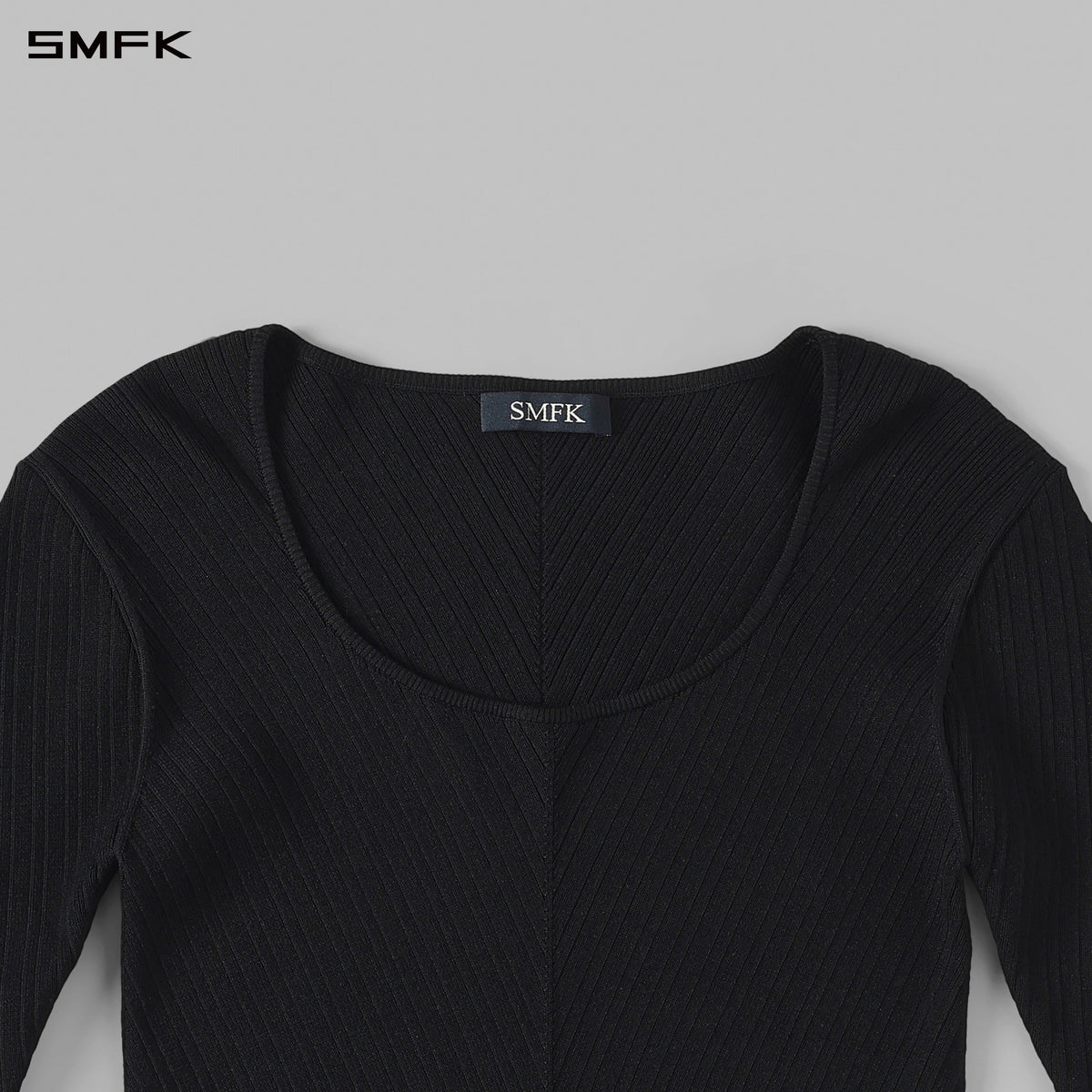 MYTH SEER KNIT PULLOVER/SILK+LENZING TENCEL+COTTON WILD BLACK