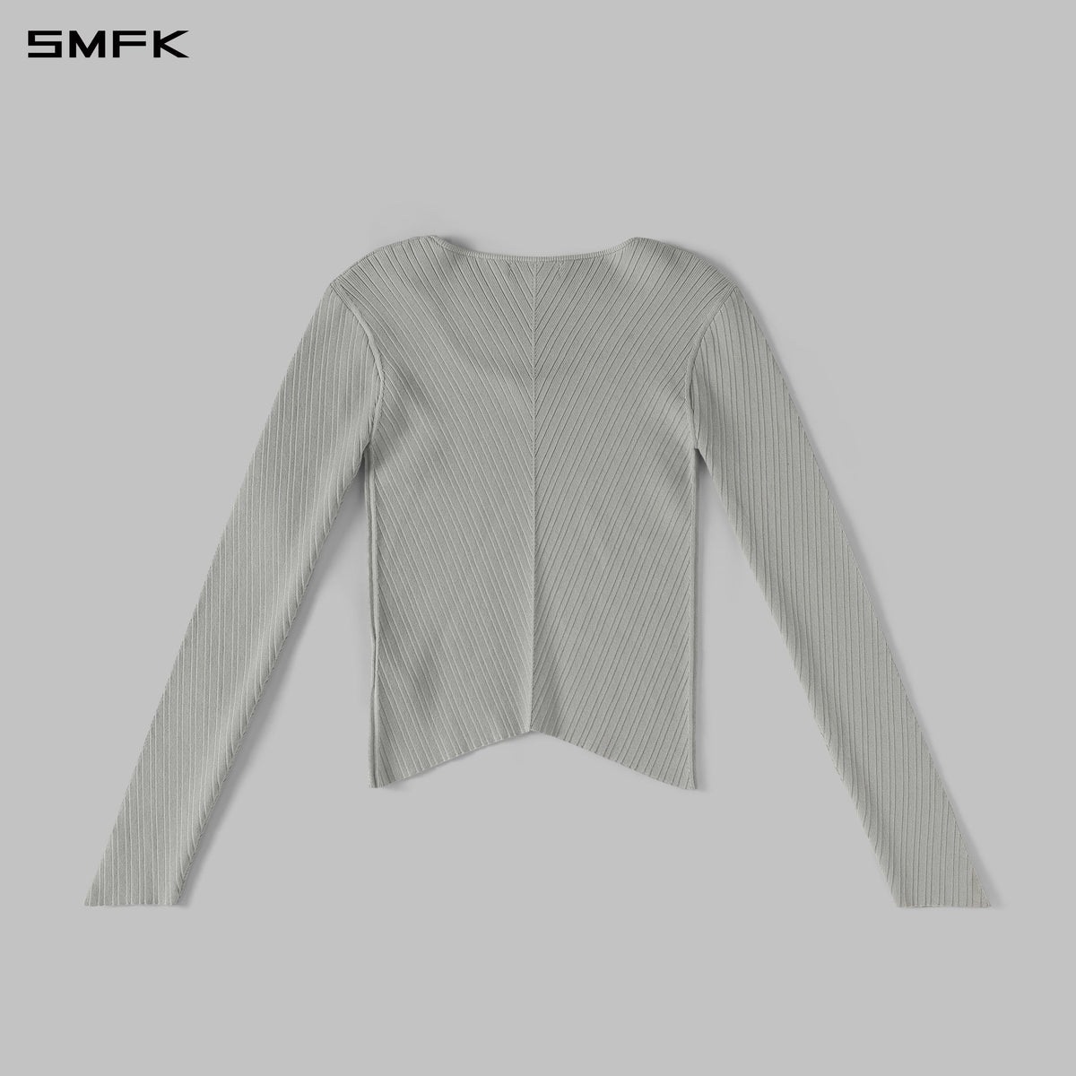 MYTH SEER KNIT PULLOVER/SILK+LENZING TENCEL+COTTON GLACIER GREY