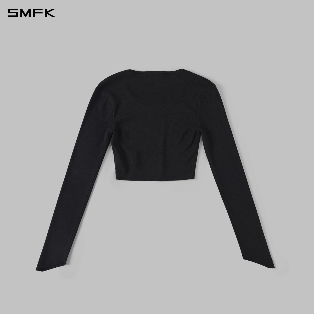 MYTH SIREN EVENING SHORT KNIT PULLOVER/TENCEL+SILK WILD BLACK