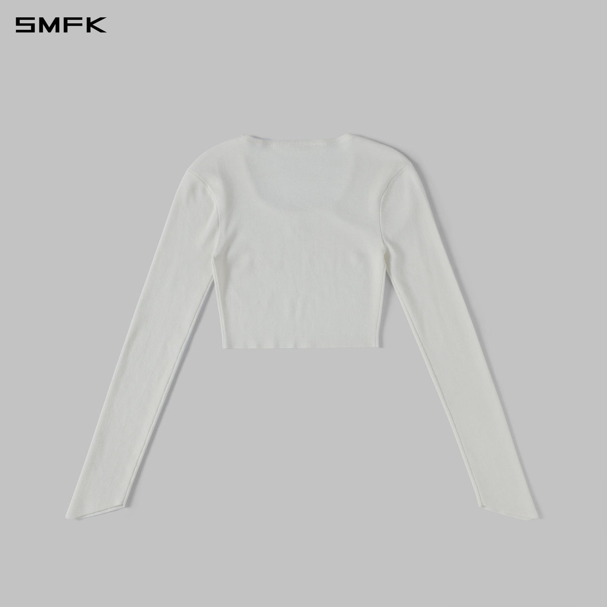 MYTH SIREN EVENING SHORT KNIT PULLOVER/TENCEL+SILK CLOUD WHITE