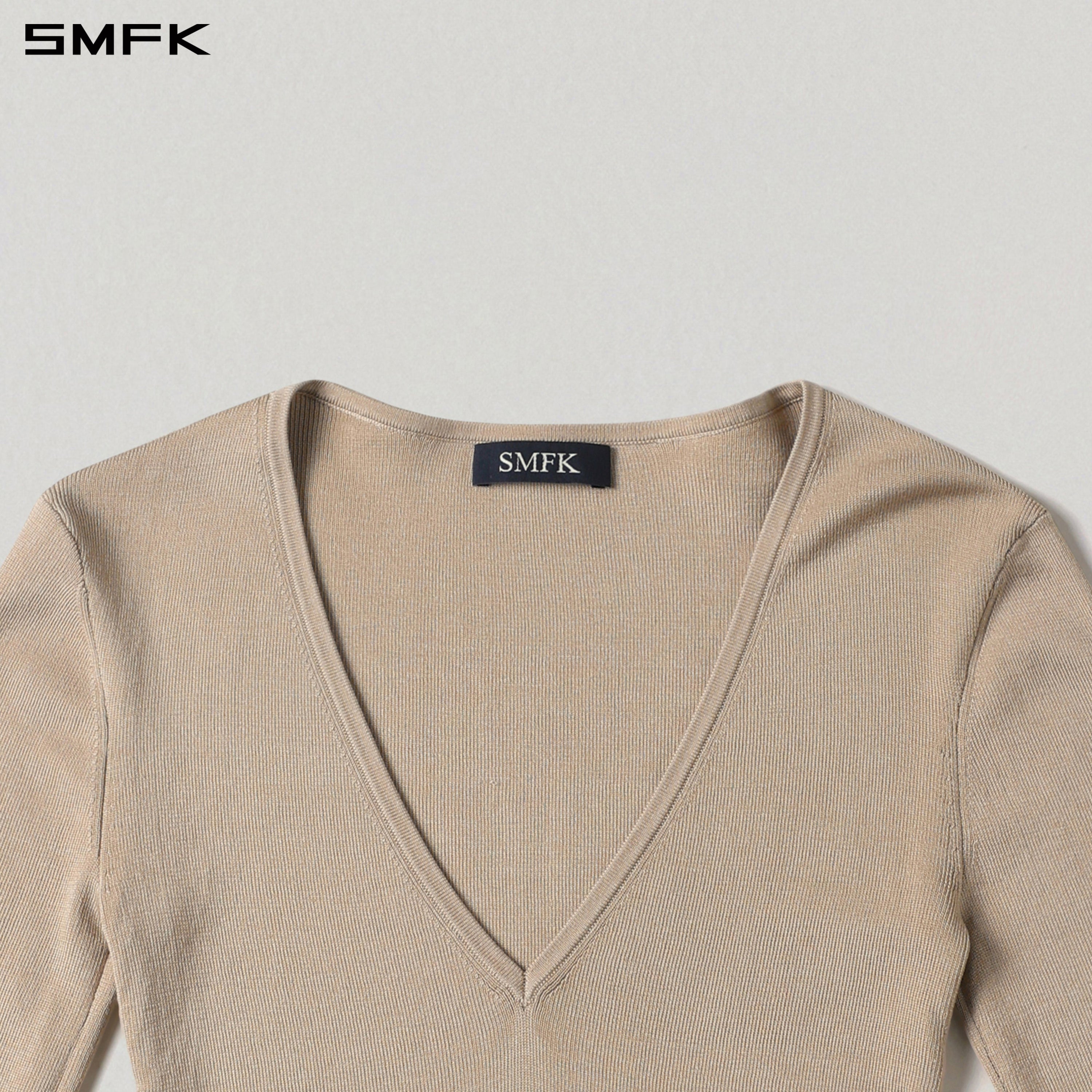 MYTH SIREN EVENING SLIM KNIT PULLOVER/TENCEL+SILK FRESH SKIN