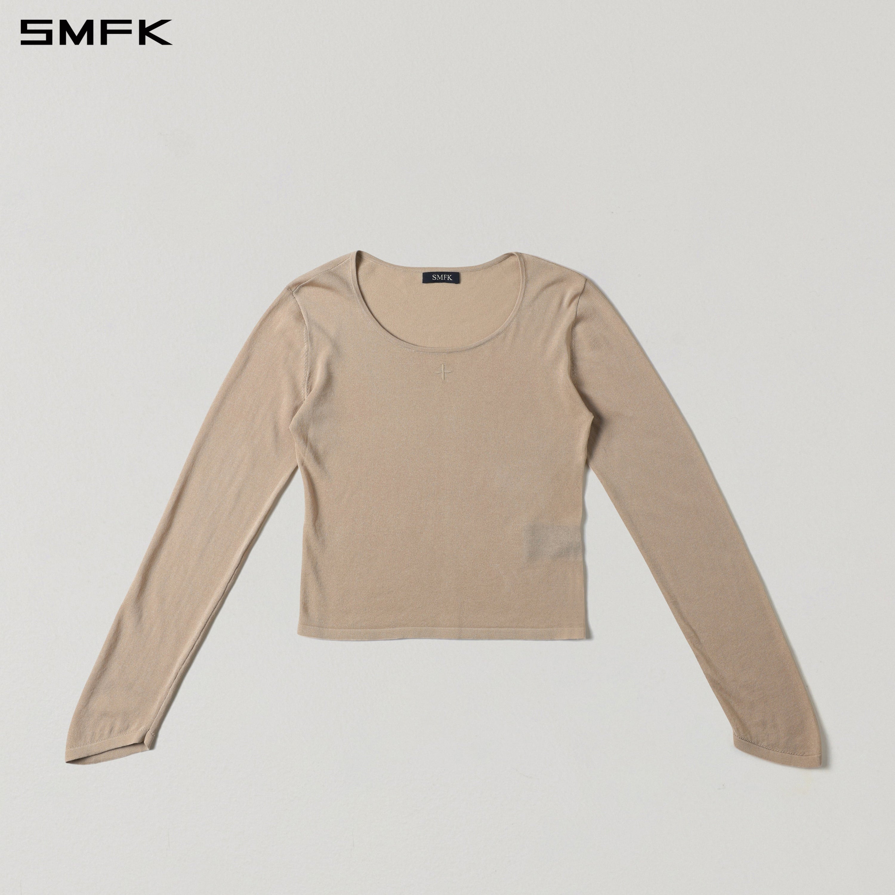 MYTH AEOLUS SLIM KNIT/ACETATE+COTTON FRESH SKIN
