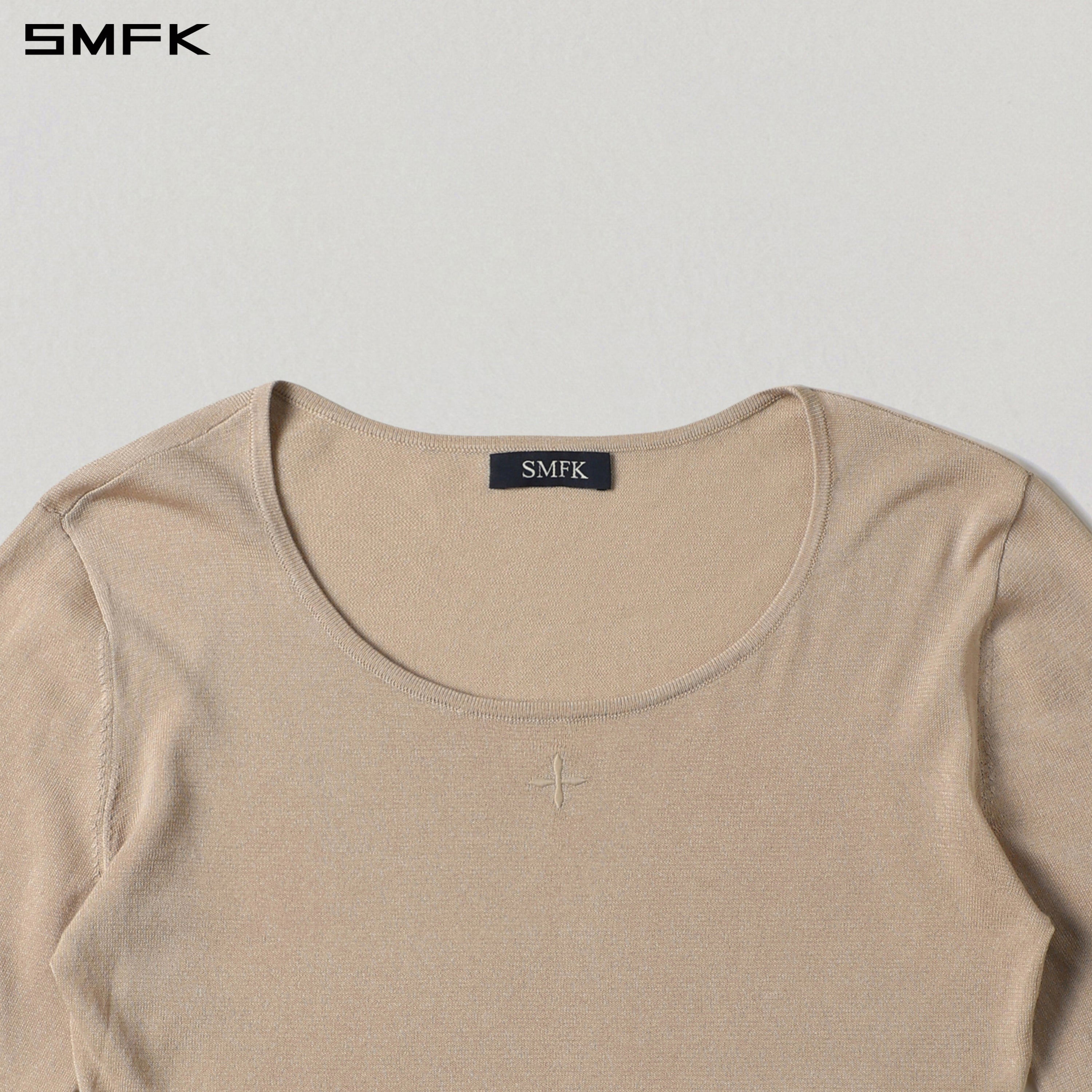 MYTH AEOLUS SLIM KNIT/ACETATE+COTTON FRESH SKIN