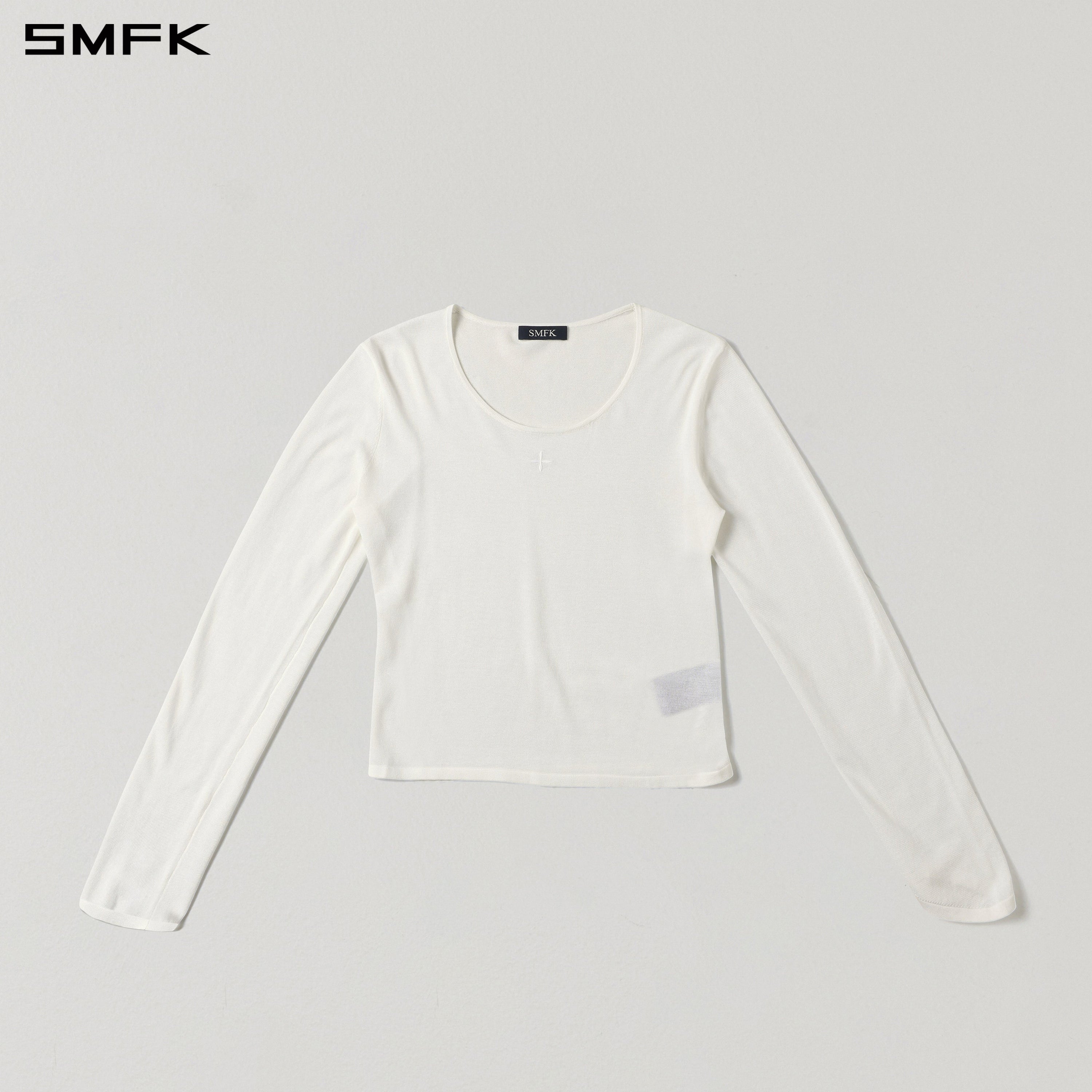 MYTH AEOLUS SLIM KNIT/ACETATE+COTTON CLOUD WHITE