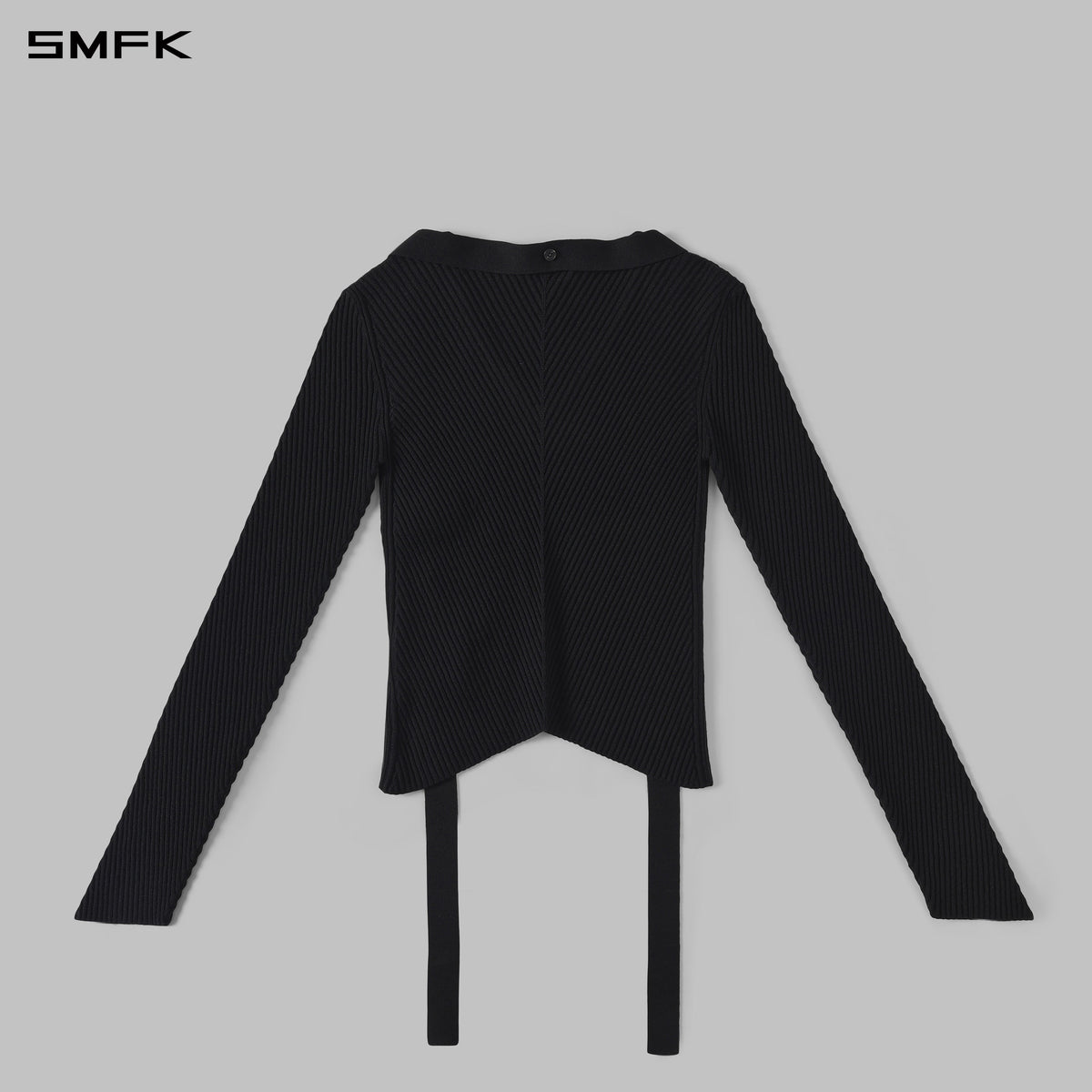 MYTH AEOLUS EVENING SLIM KNIT SWEATER / SILK+LENZING TENCEL+COTTON WILD BLACK