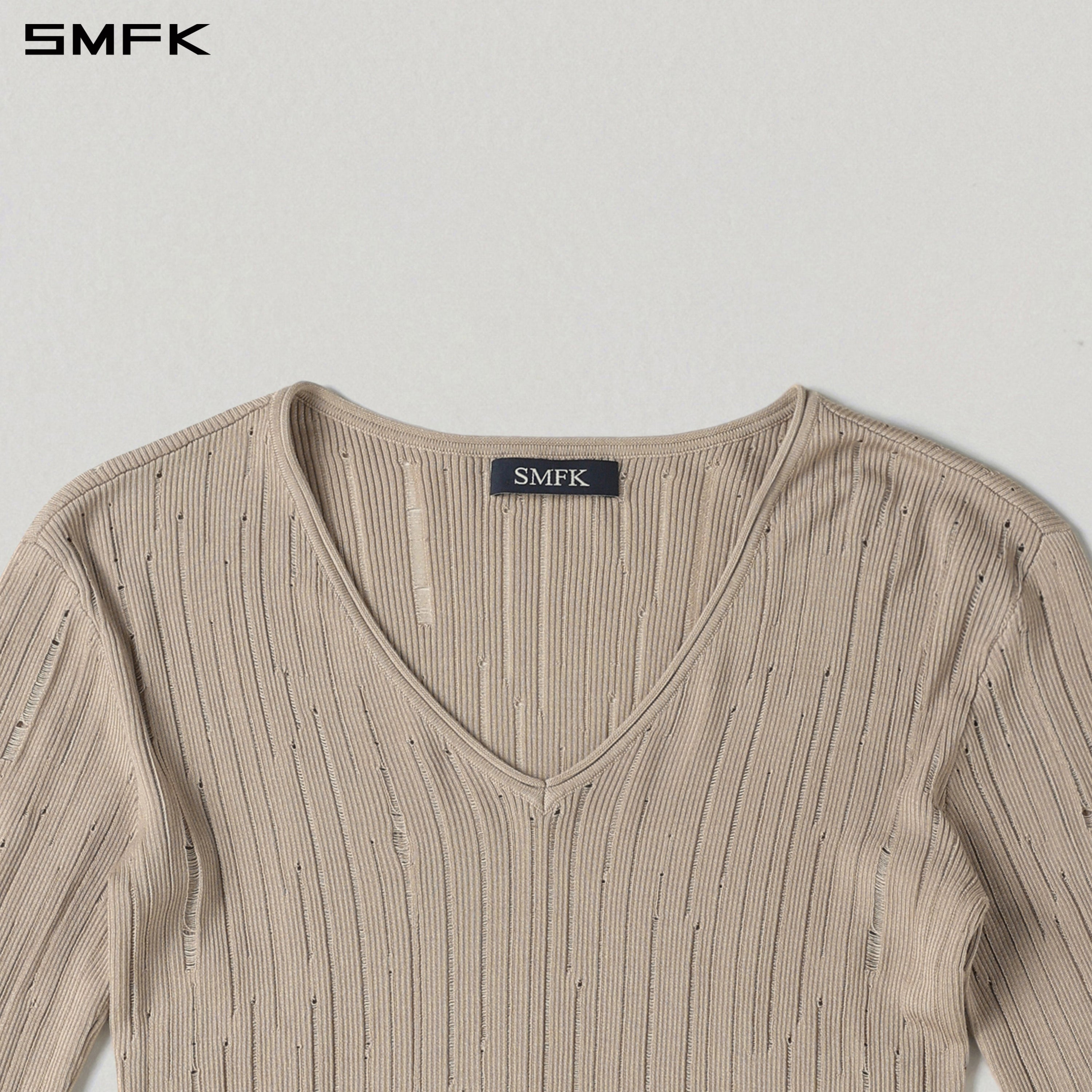 MIRAGE SIREN VISIONAL KNIT SHORT PULLOVER/ACETATE+COTTON FRESH SKIN