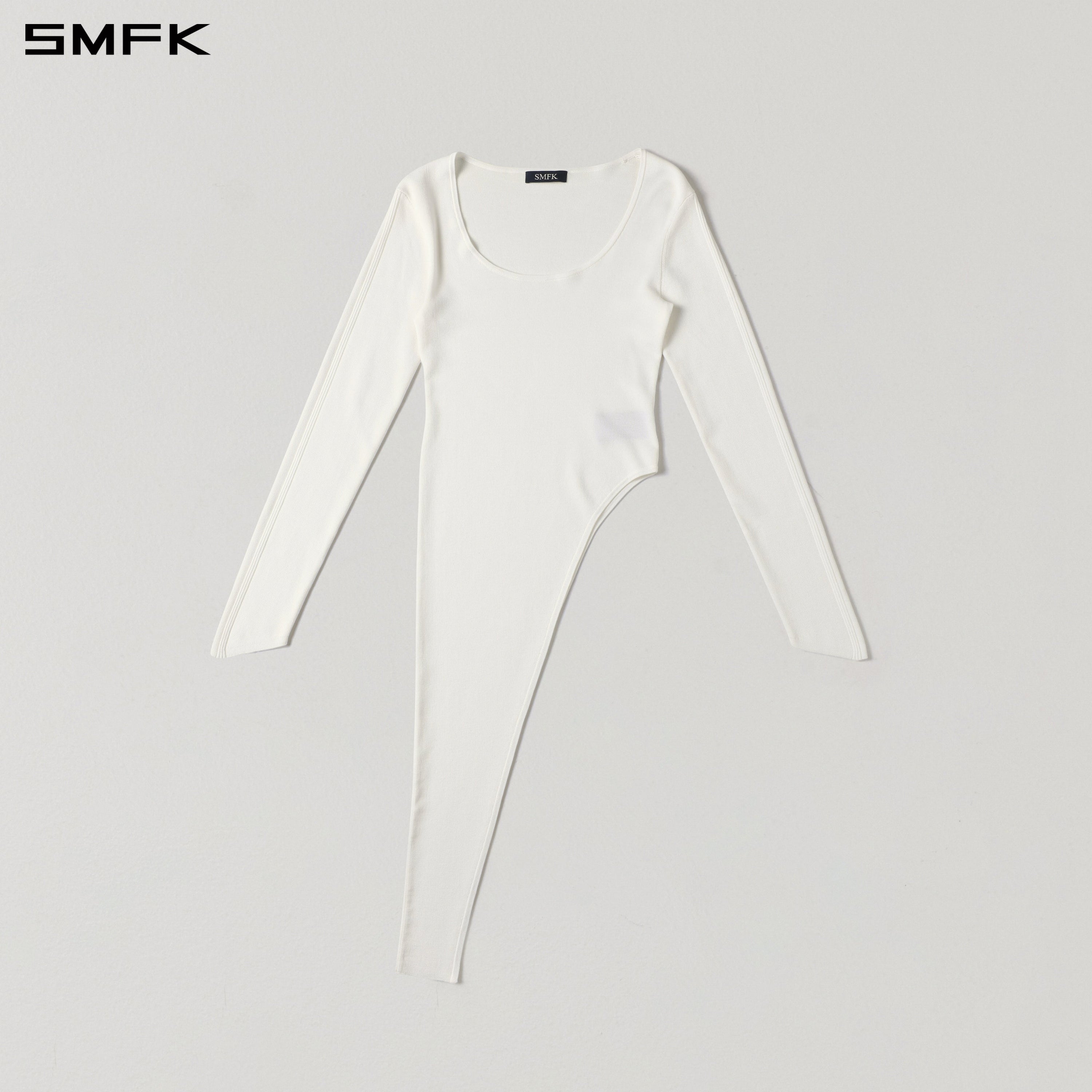 MYTH SIREN EVENING PULLOVER/TENCEL+SILK CLOUD WHITE