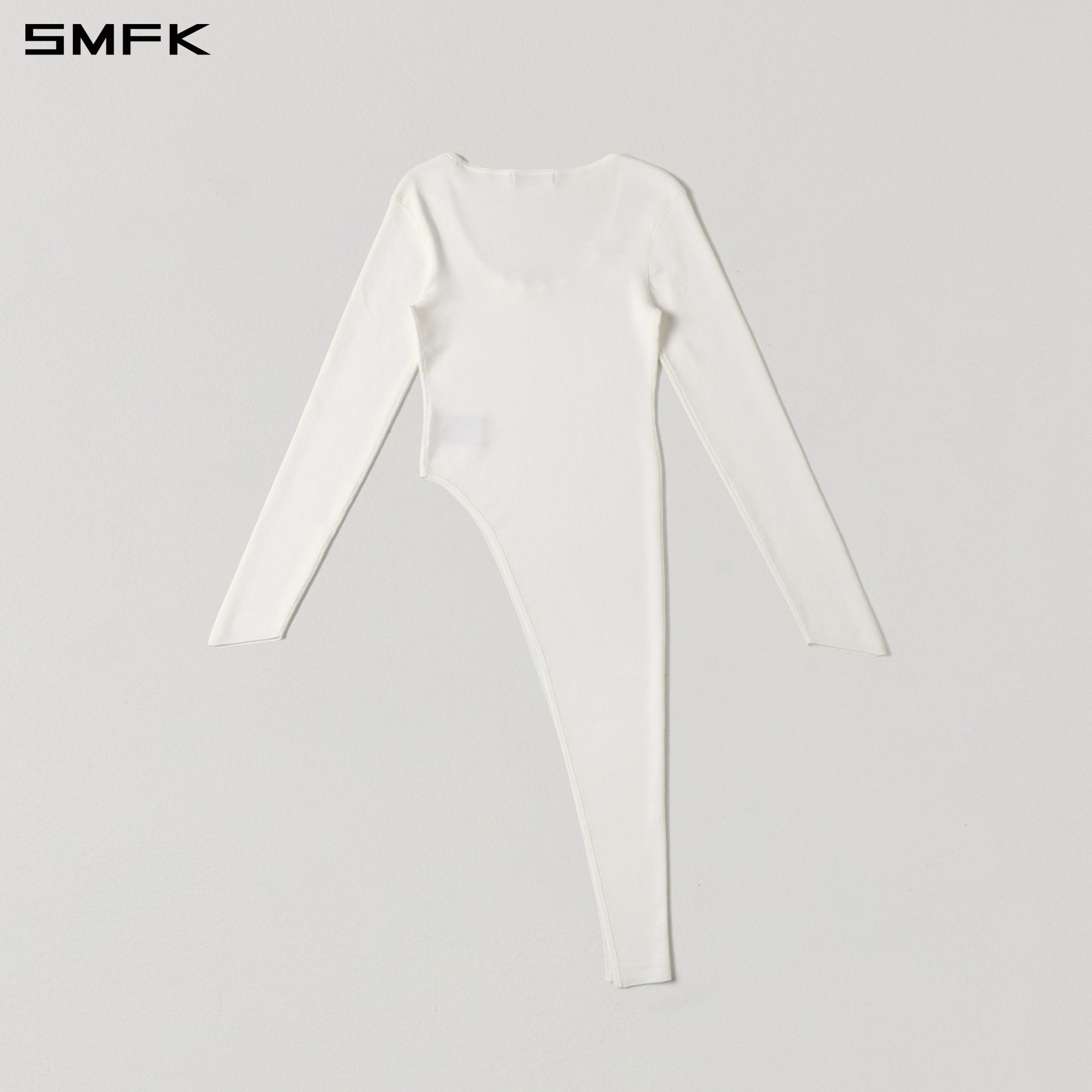 MYTH SIREN EVENING PULLOVER/TENCEL+SILK CLOUD WHITE