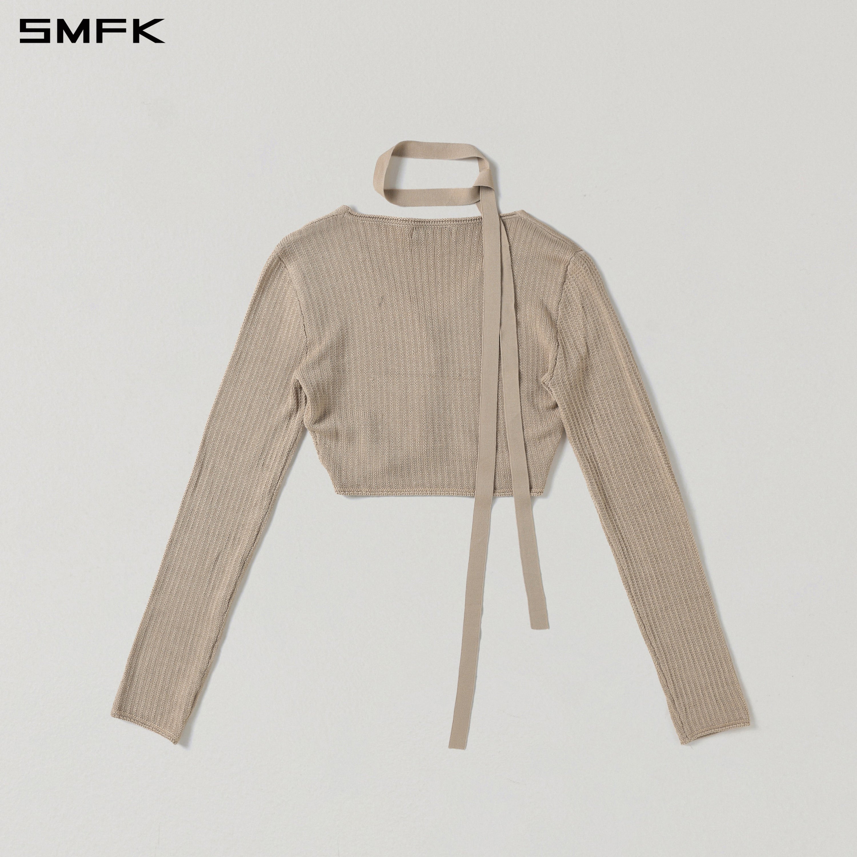 MYTH SIREN SHORT KNIT CARDIGAN/TENCEL+SILK FRESH SKIN