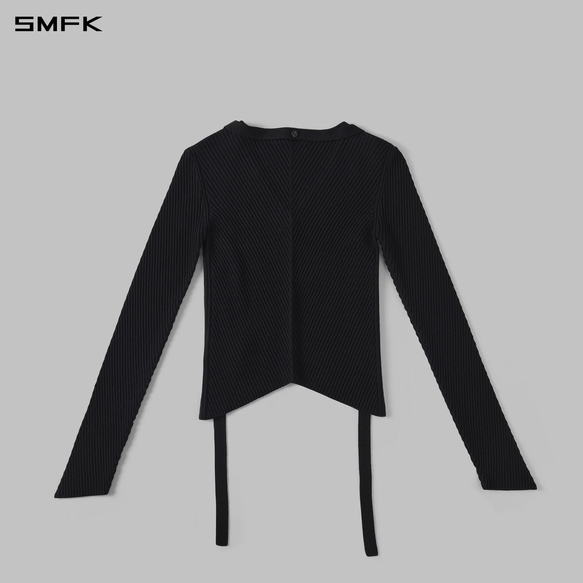 MYTH AEOLUS SYMMETRY EVENING KNIT CARDIGAN/LENZING TENCEL+SILK WILD BLACK