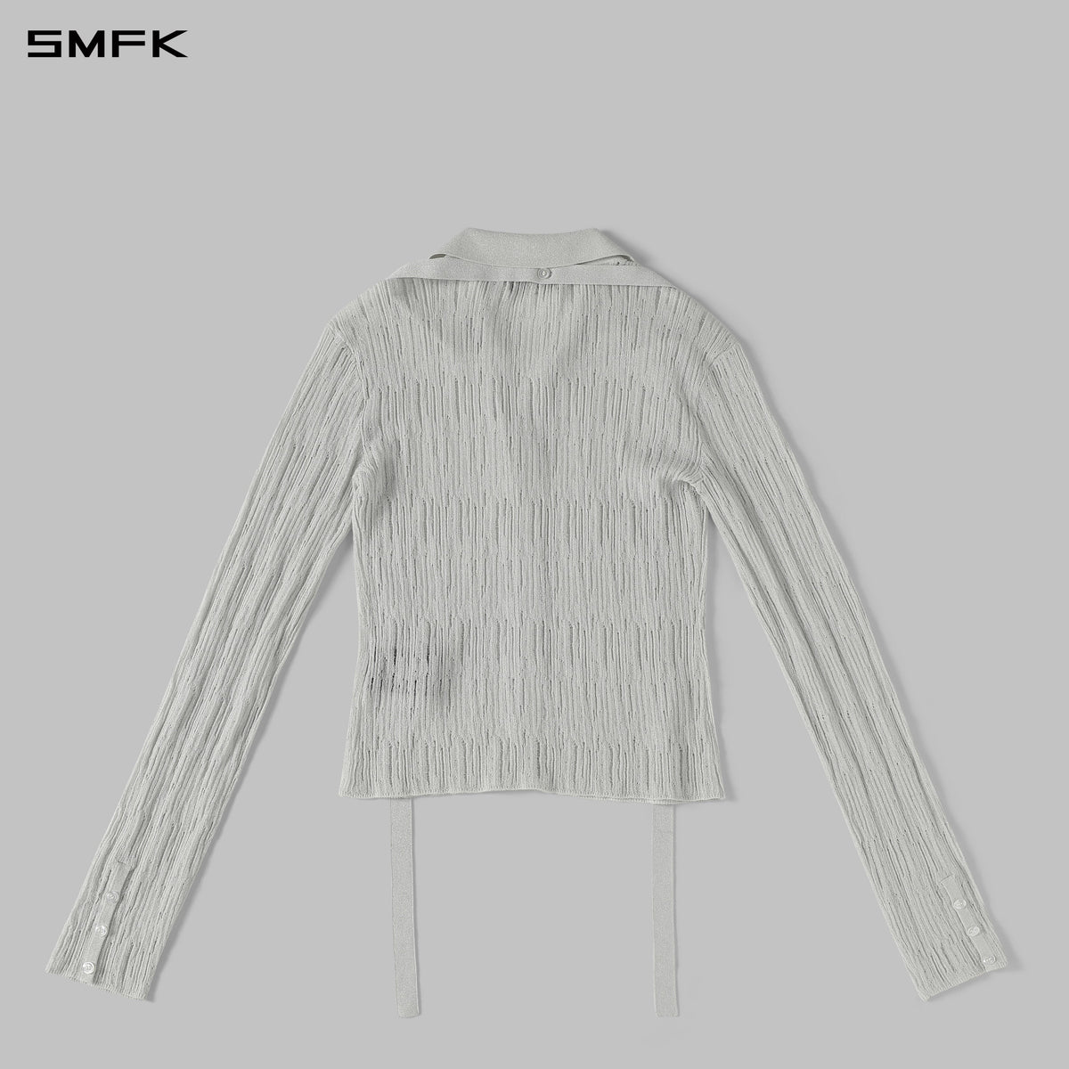 MYTH SIREN AURORA EVENING SLIM KNIT SHIRT/METALLIC YARN AURORA SLIVER