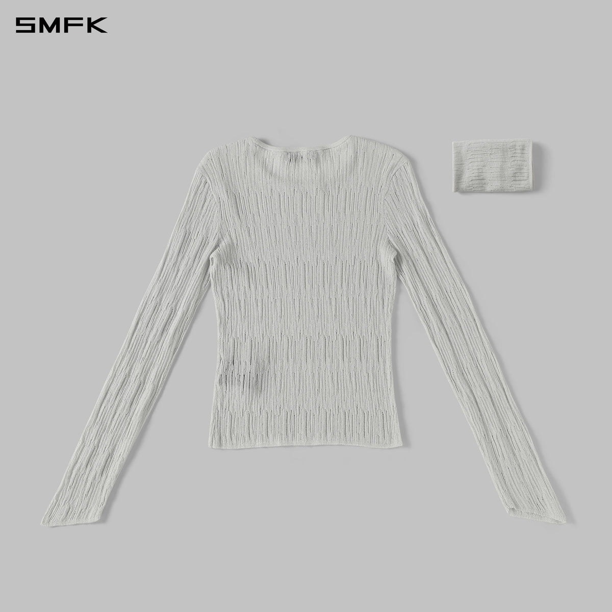 MYTH SIREN AURORA EVENING STYLIST SLIM KNIT SHIRT/METALLIC YARN AURORA SLIVER