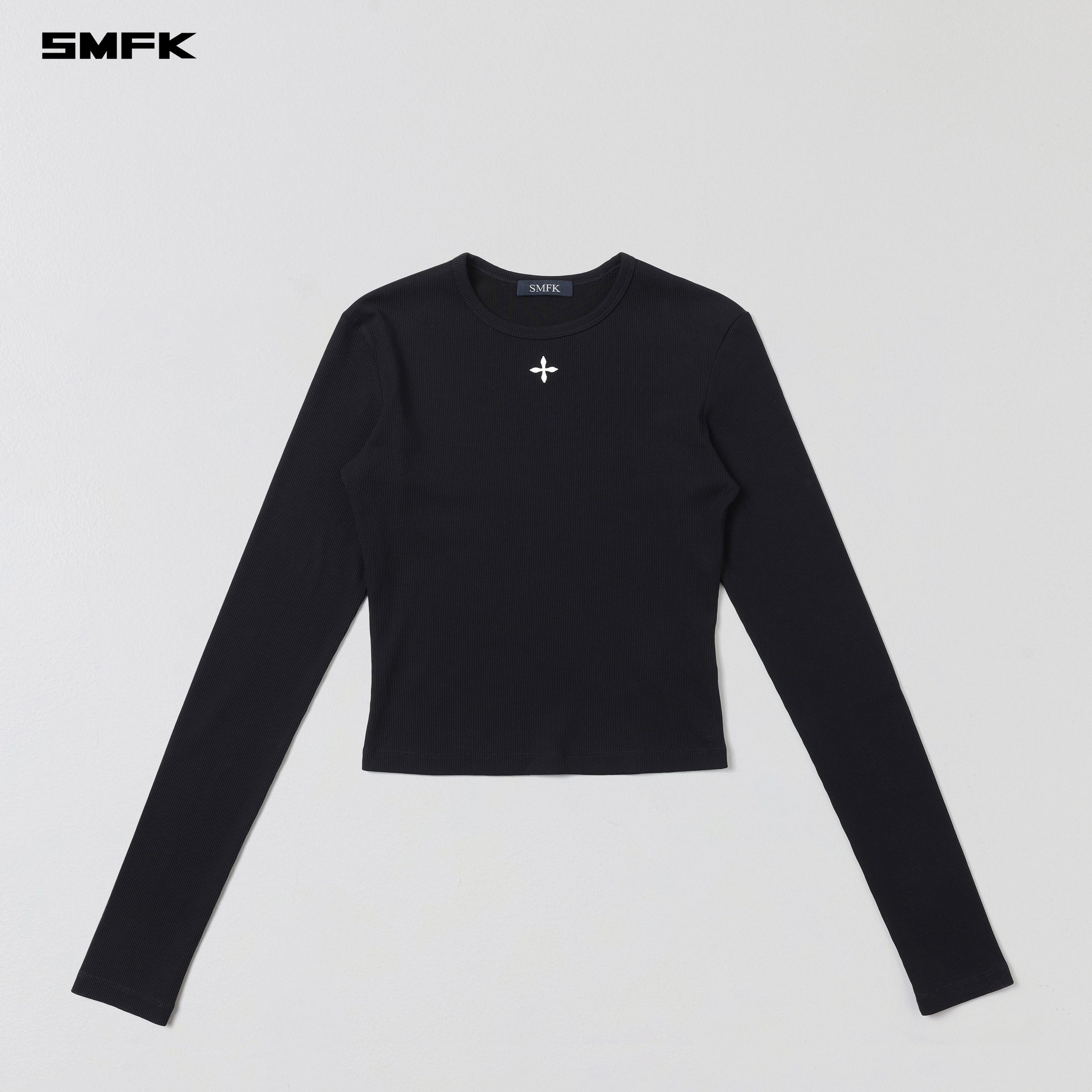 VINTAGE NOMADIC SLIM SILK PULLOVER/SILK COTTON WILD BLACK