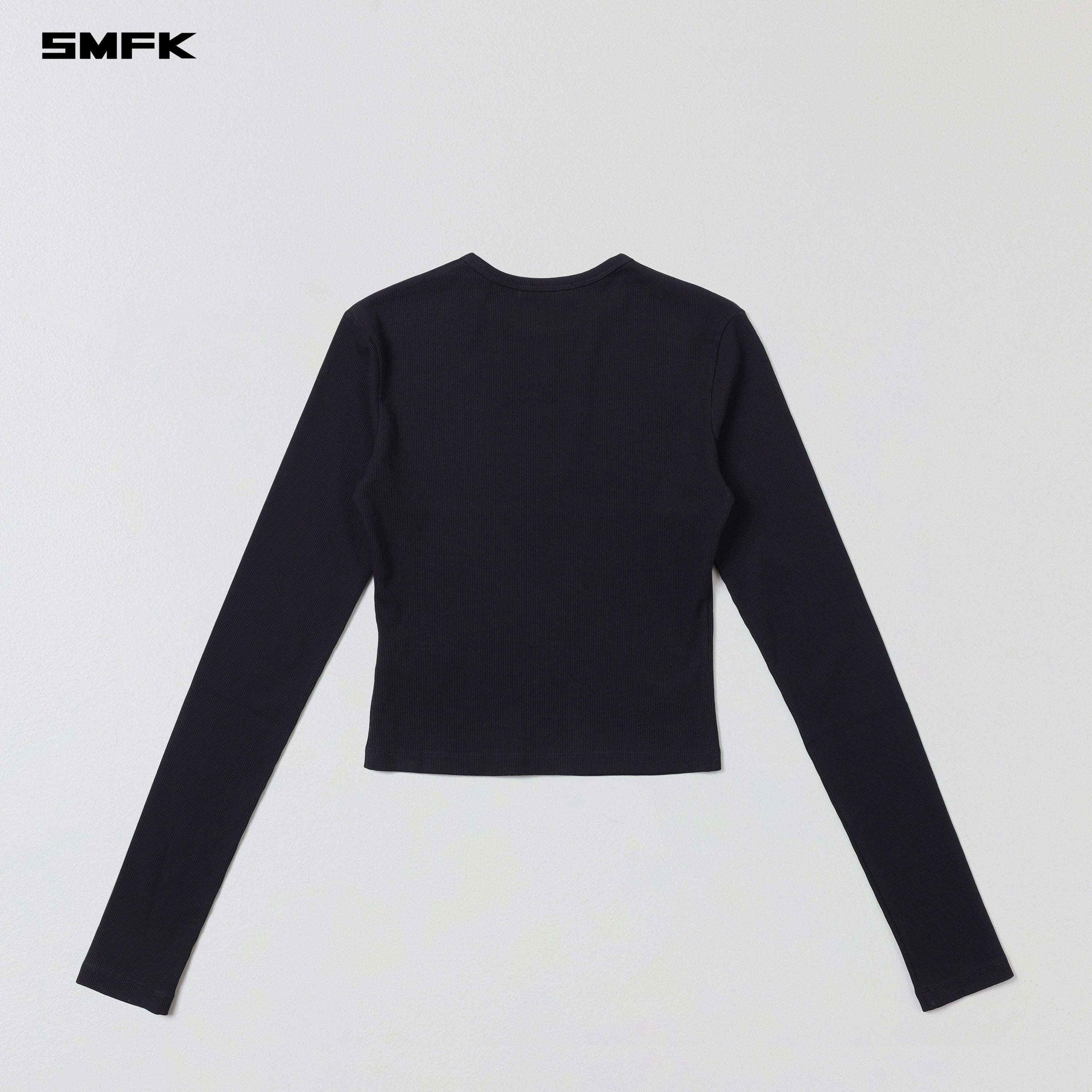 VINTAGE NOMADIC SLIM SILK PULLOVER/SILK COTTON WILD BLACK