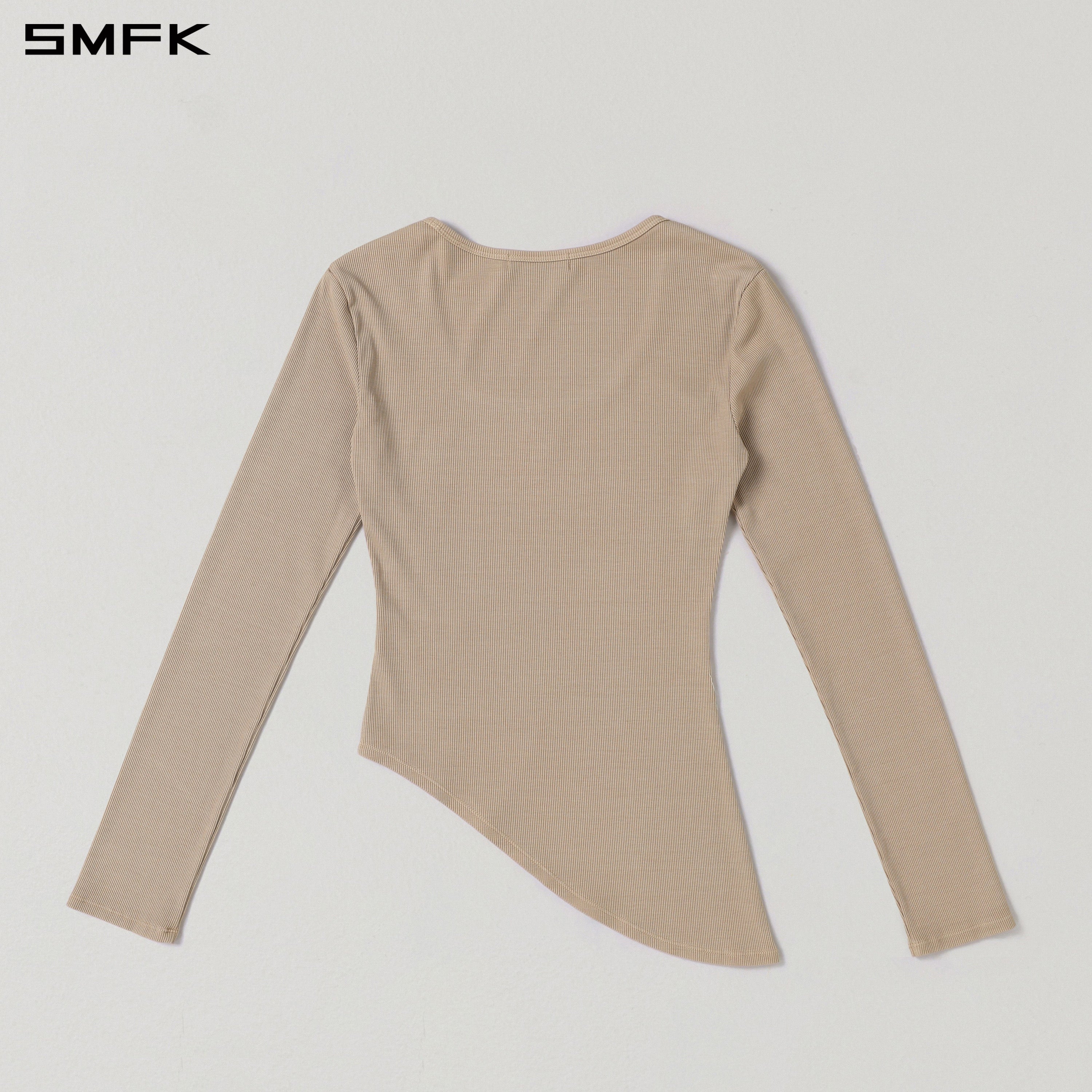 VINTAGE NOMADIC SILK ASYMMETRY PULLOVER/SILK+COTTON FRESH SKIN