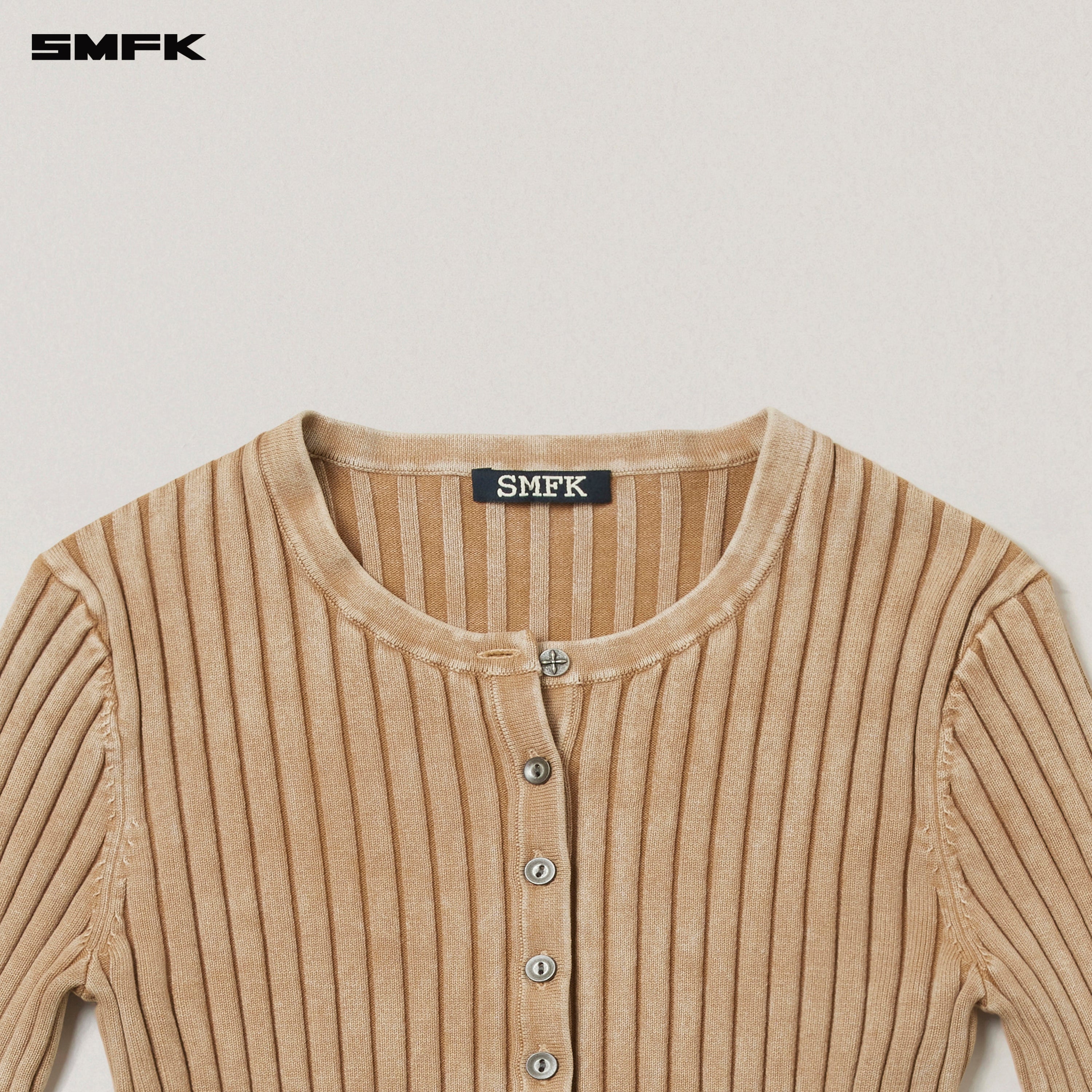 VINTAGE-SAVAGE KNIT CARDIGAN/STONE WASH VANISH SAND