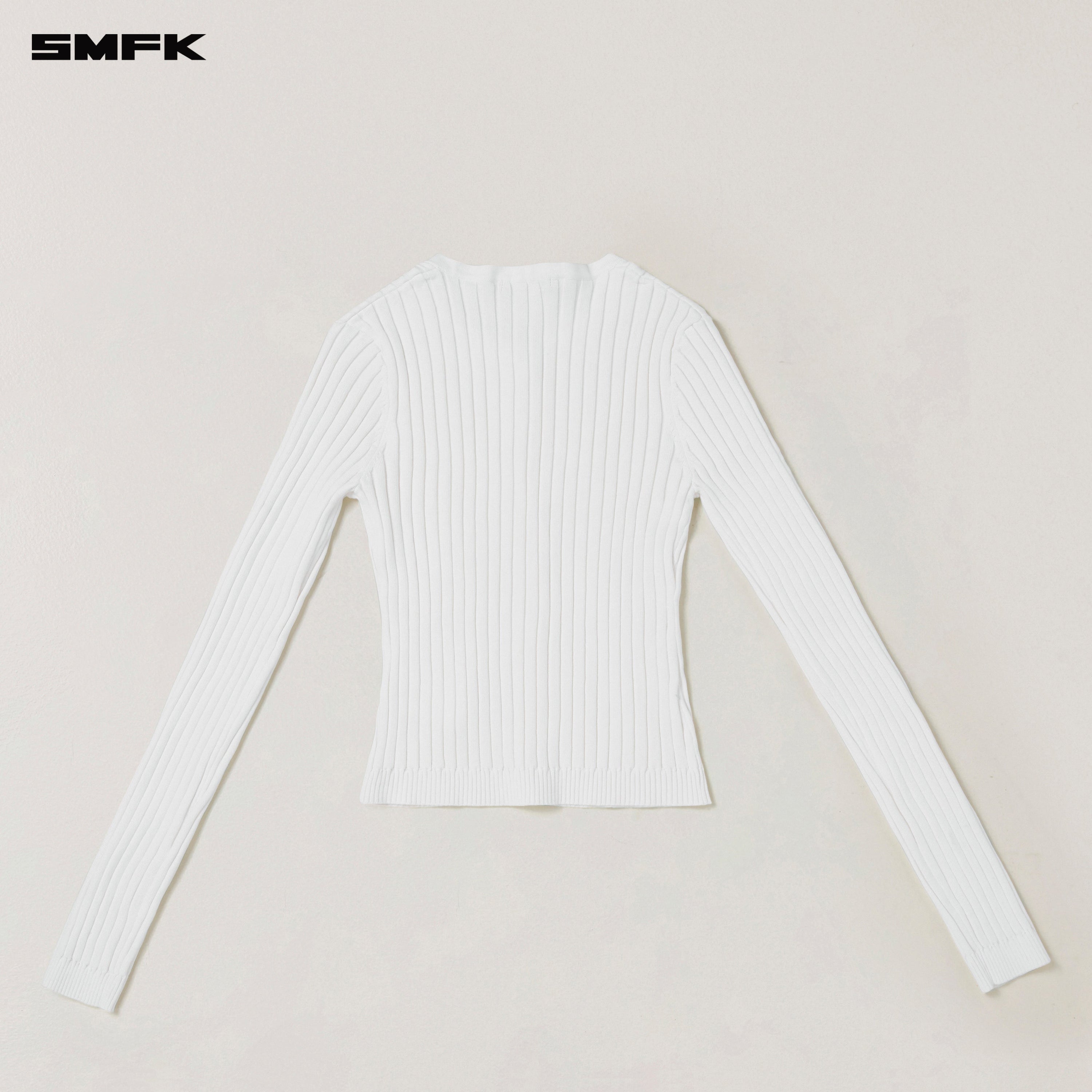 VINTAGE-SAVAGE KNIT CARDIGAN/STONE WASH SNOW MOUNTAIN WHITE