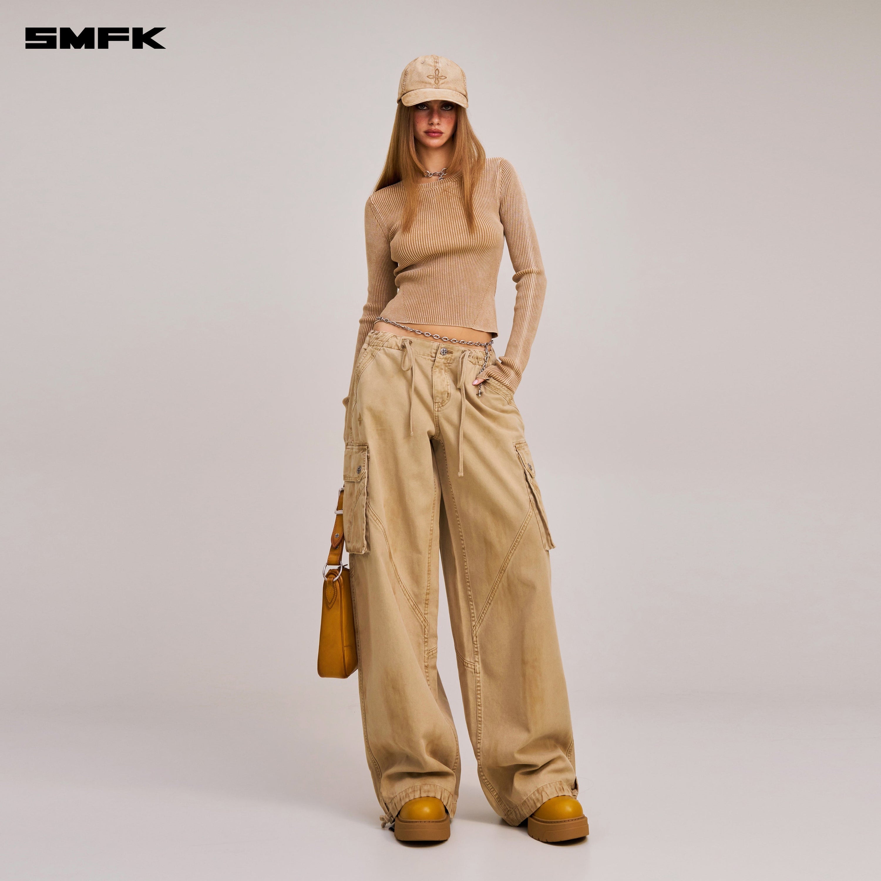 VINTAGE-SAVAGE KNIT PULLOVER/STONE WASH VANISH SAND