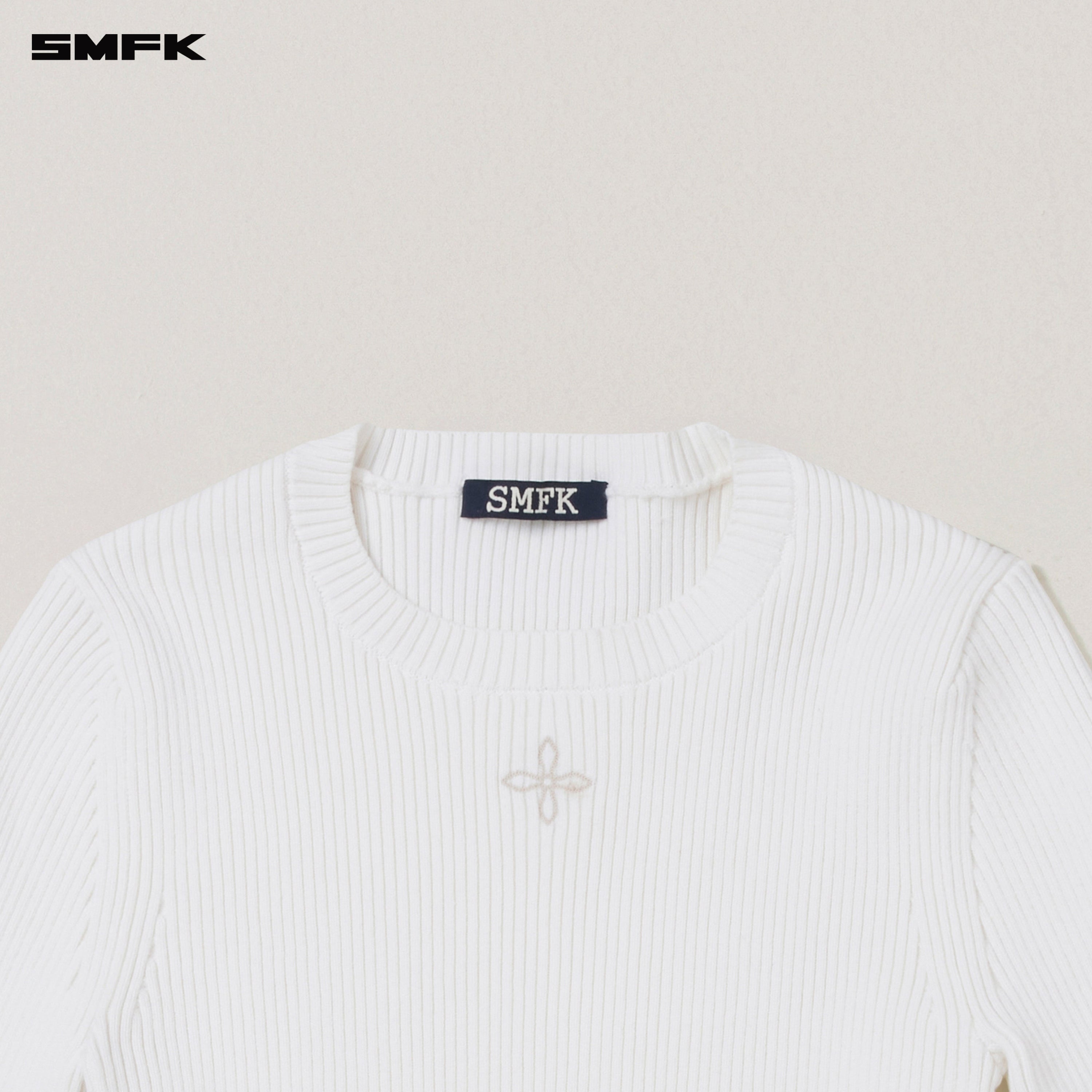 VINTAGE-SAVAGE KNIT PULLOVER/STONE WASH VANISH WHITE