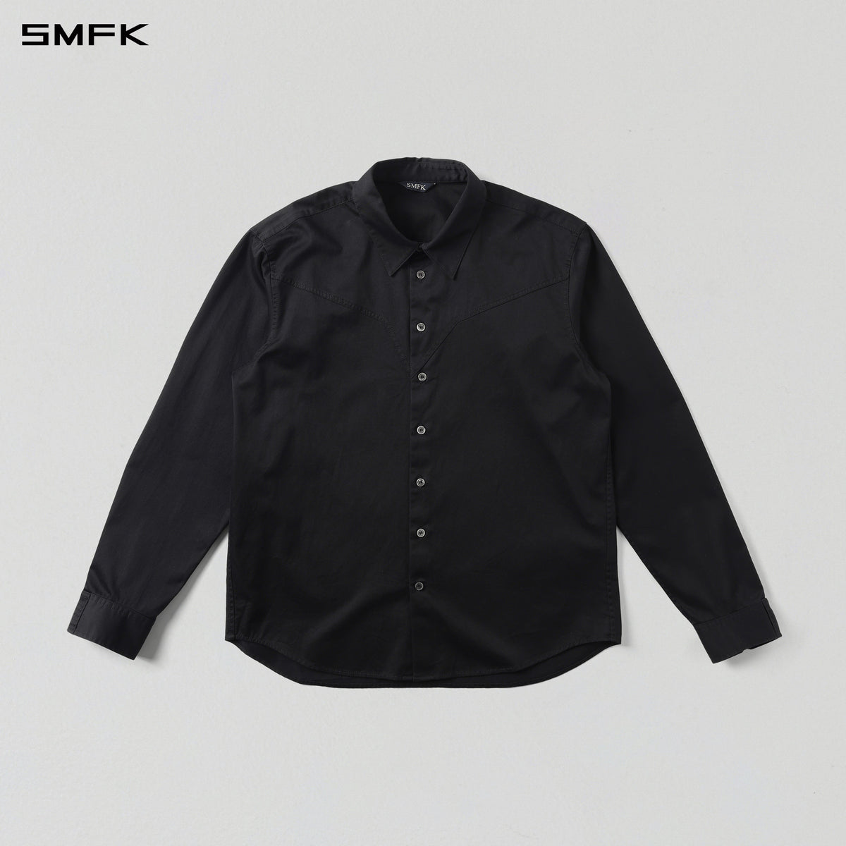 PERMANENT FORMAL SHIRT/COMBED COOTTON/U MIDNIGHT BLACK