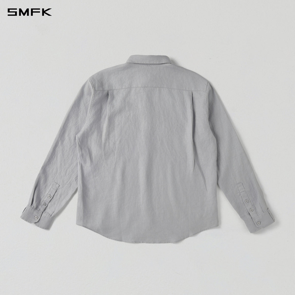 PERMANENT FORMAL SHIRT/LINEN/U LINEN GREY
