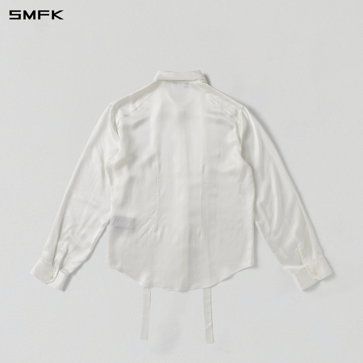 MIRAGE SIREN MIST SLIM EVENING SHIRT/RAYON+MODAL + ACETATE + SILK/U CLOUD WHITE