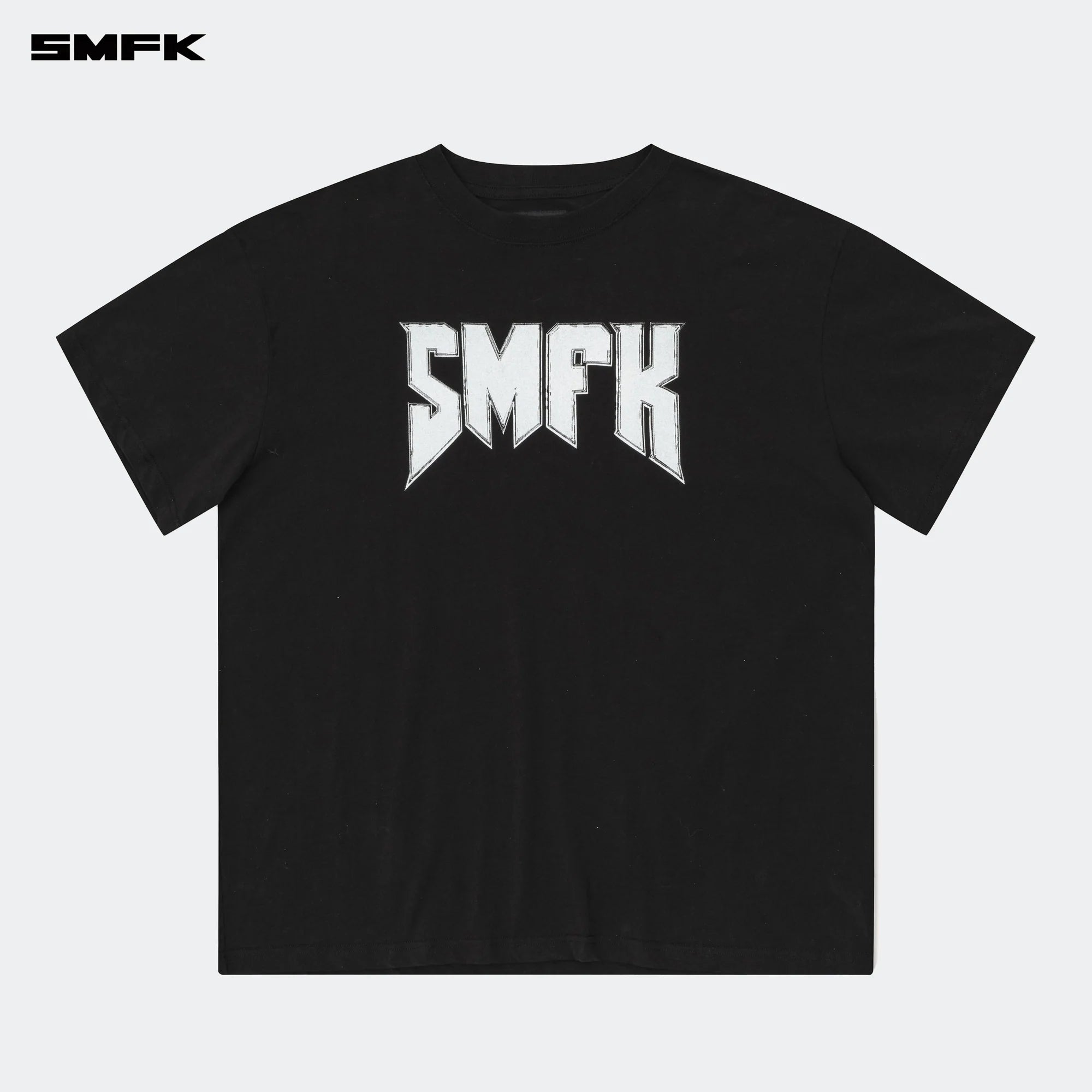 COMPASS METAL ROCK LOOSE TEE BLACK CT001B3