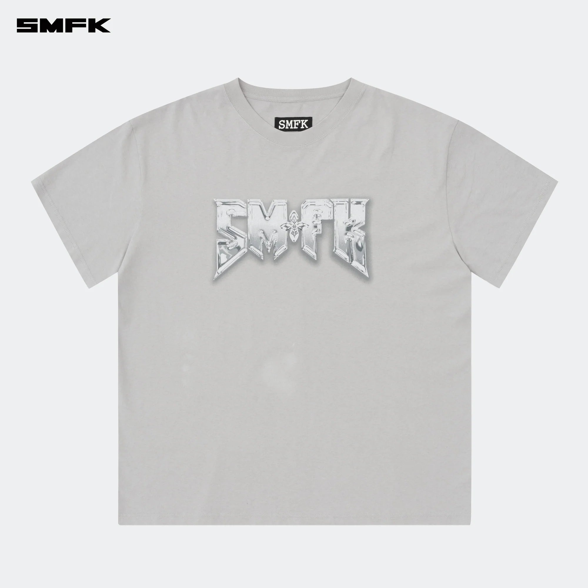 COMPASS SMFK METAL ROCK LOOSE TEE GRAY